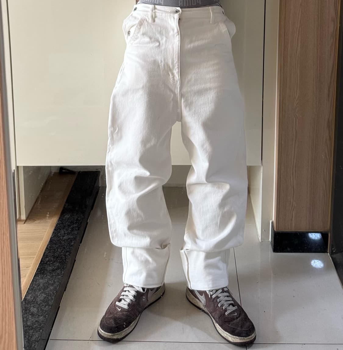 준야와타나베 롤업 신치백 데님  상품이미지2