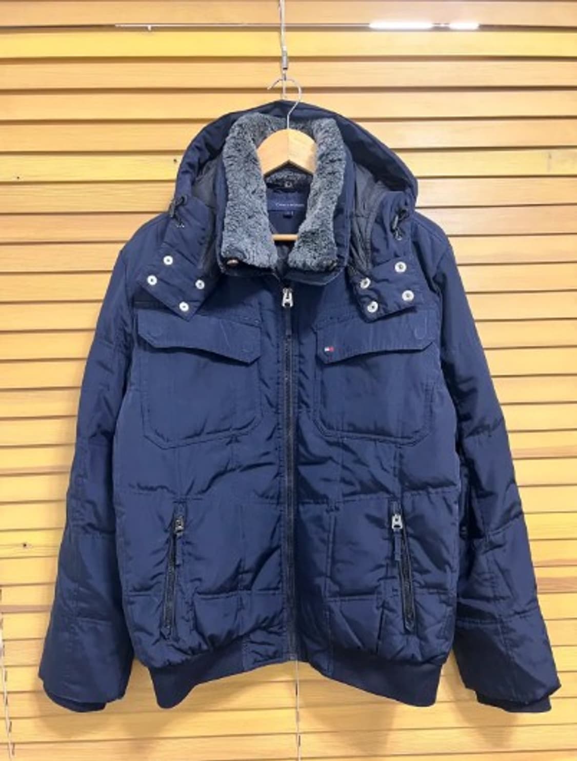 타미힐피거 남성 양털누빔다운패딩점퍼 L 상품이미지2