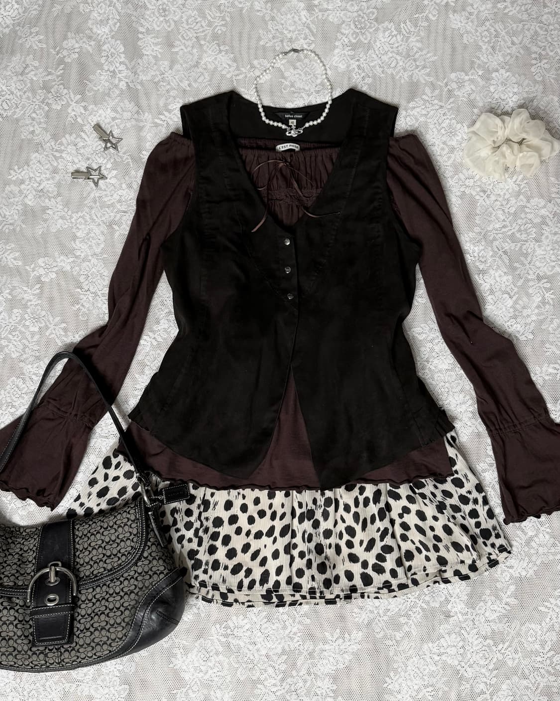 초코 브라운 웨스턴 무드 코디 세트 🍪 상품이미지1