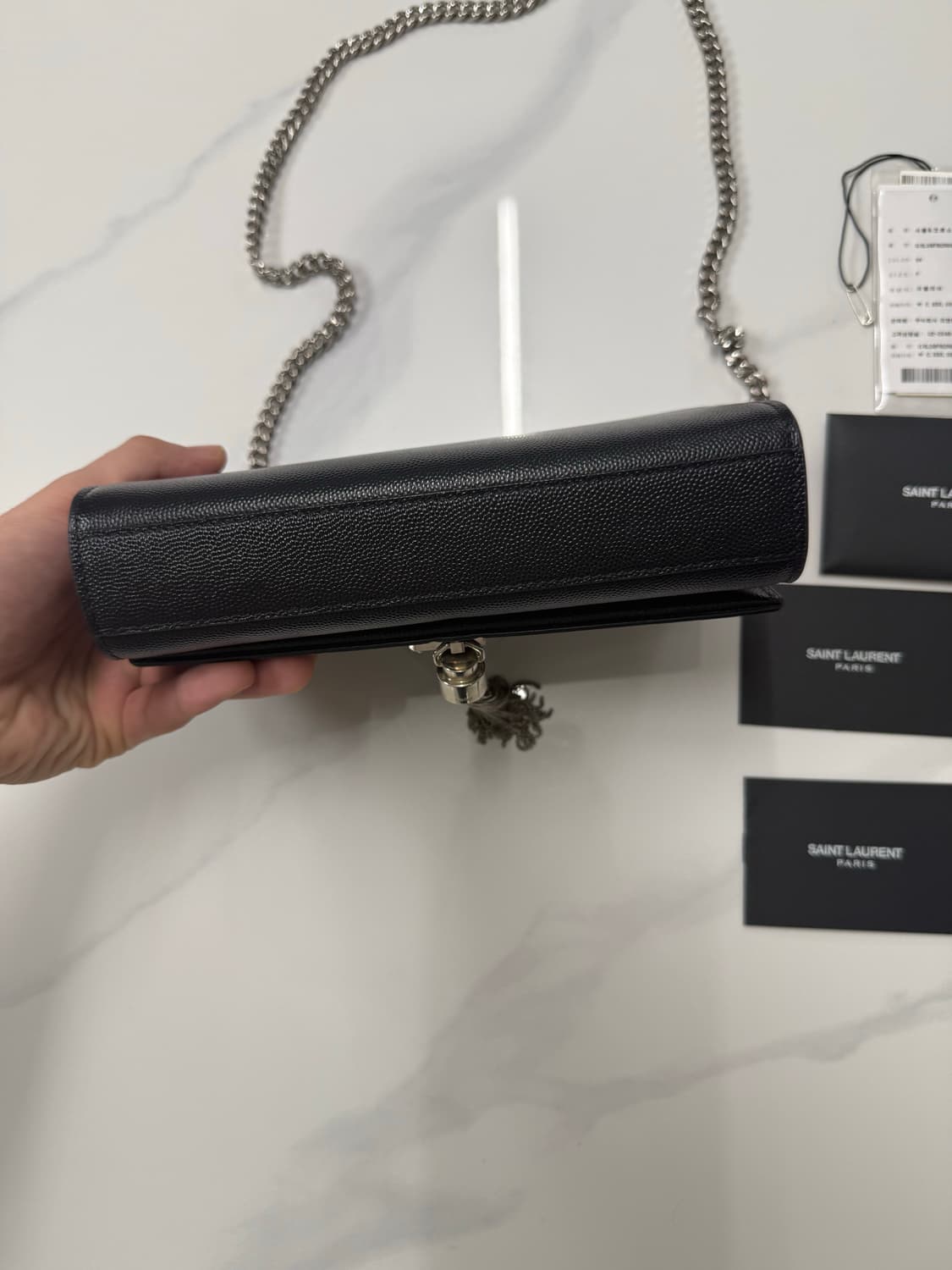 입생로랑 테슬 사첼 크로스백(정품) 상품이미지4