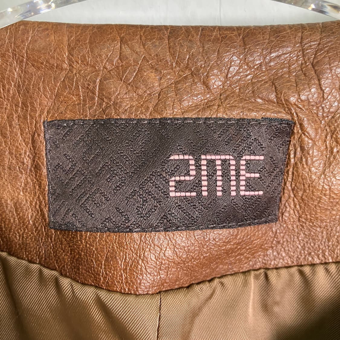 VTG 빈티지 브라운 양가죽 라이더 자켓 상품이미지3