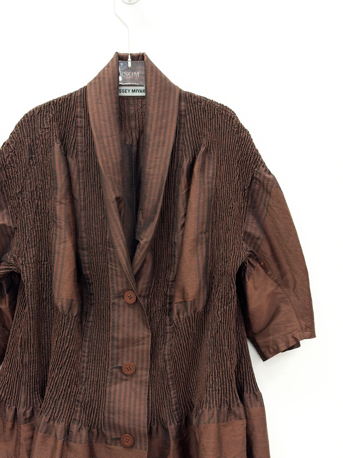 이세이미야케 A-POC INSIDE 셔링 텍스처 하프 슬리브 코트 상품이미지3