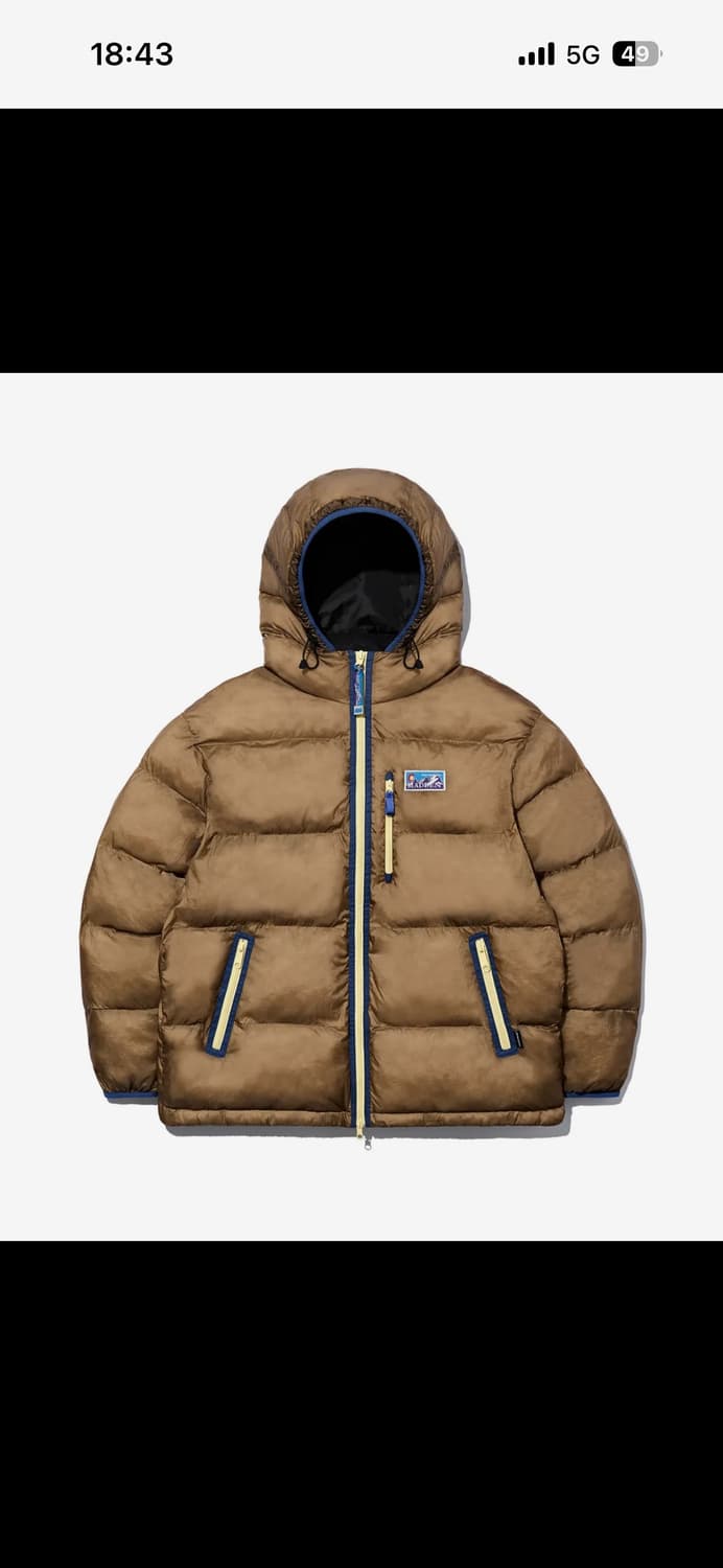매든 브라운 패딩 파카 M 상품이미지1
