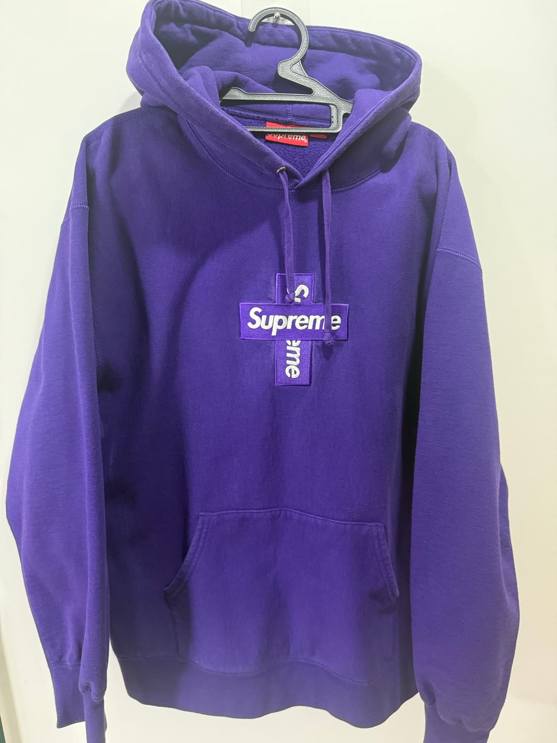 슈프림 크로스 로고 후드 XL 상품이미지1