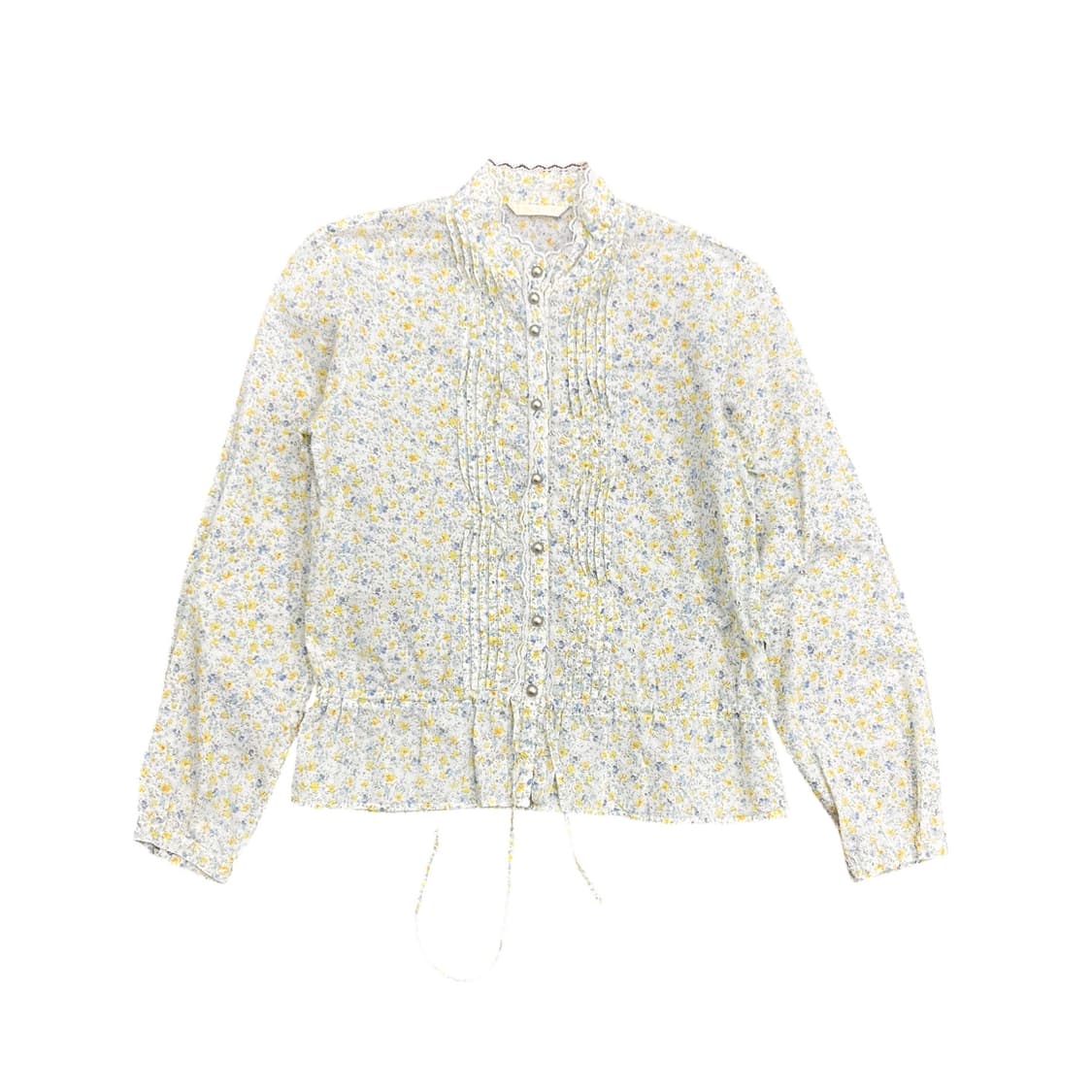 String Detail Floral Shirt 상품이미지1