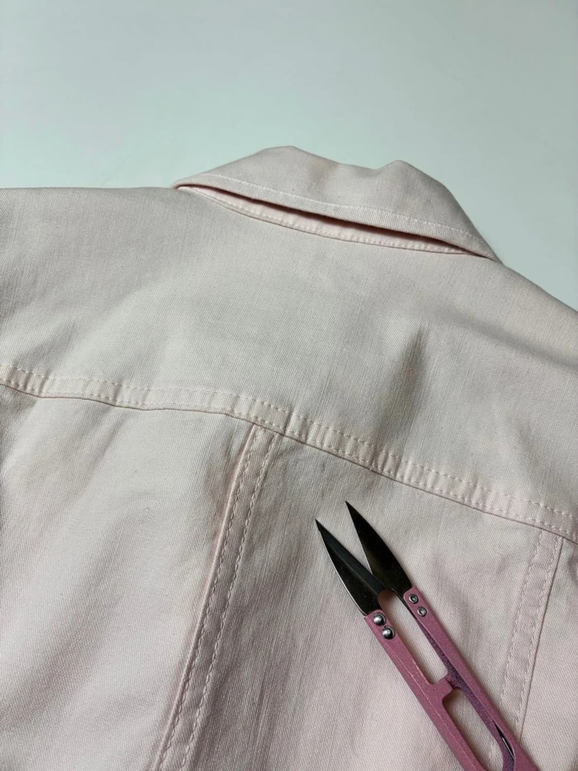 버버리 00's 재팬 핑크 숏 자켓 PN8267 상품이미지6