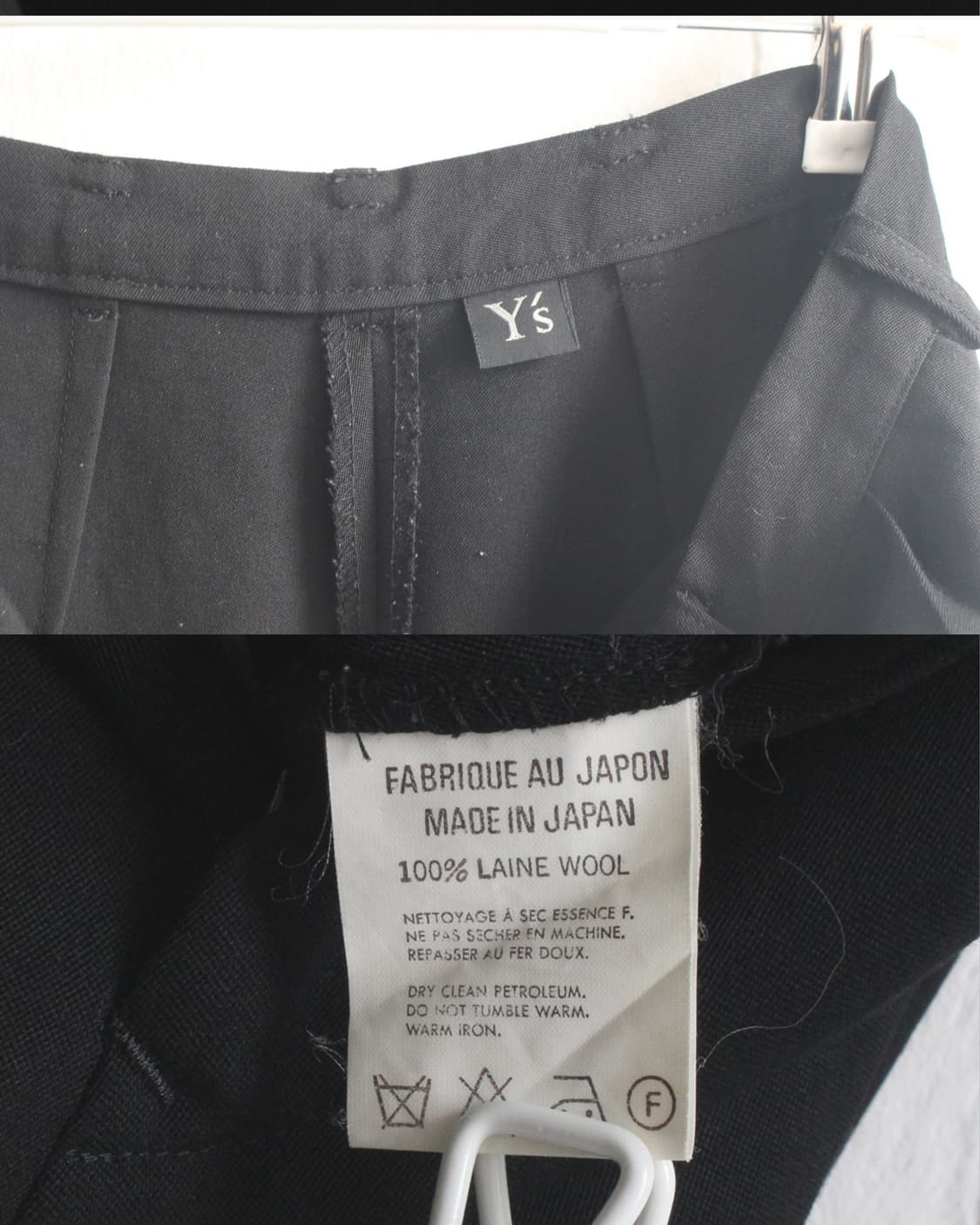 y’s multi tuck crop wool pants 상품이미지5