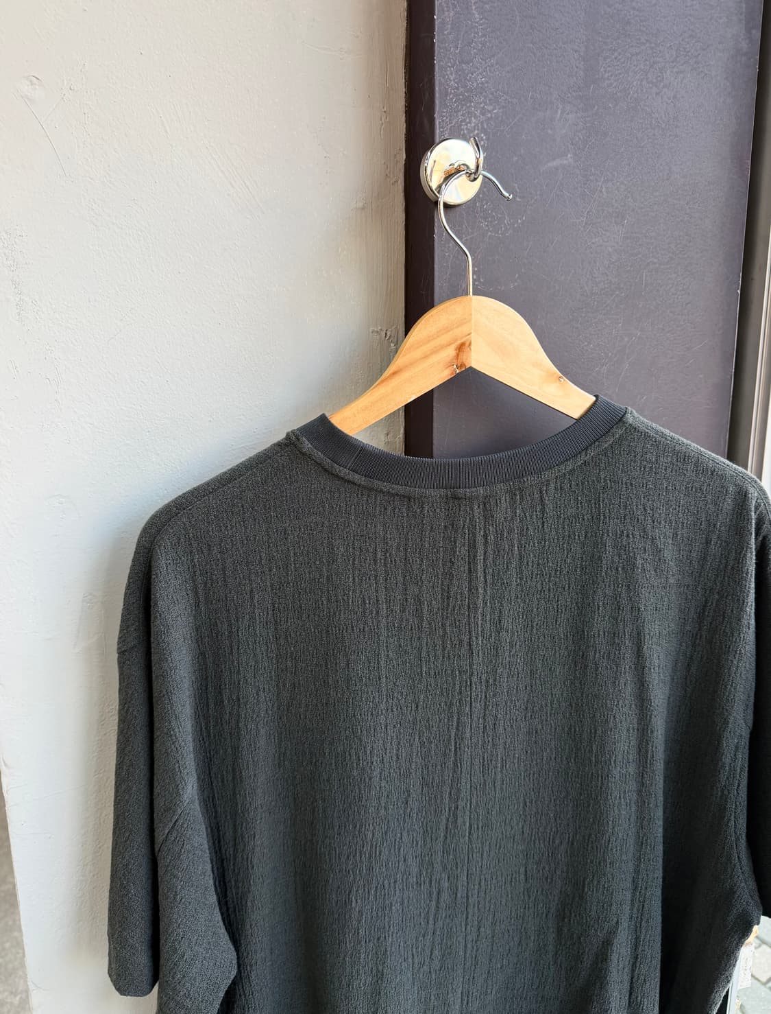 100~105/ 타임옴므 23SS 시어서커 라운드 반팔 상품이미지7