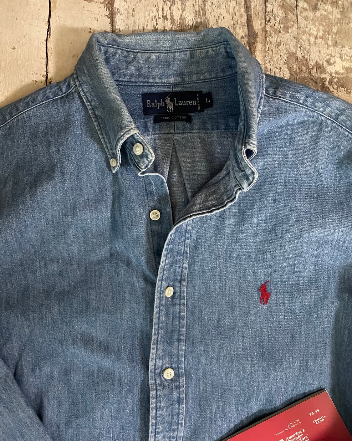 Polo Ralph Lauren Button-Down Denim Shir 상품이미지5