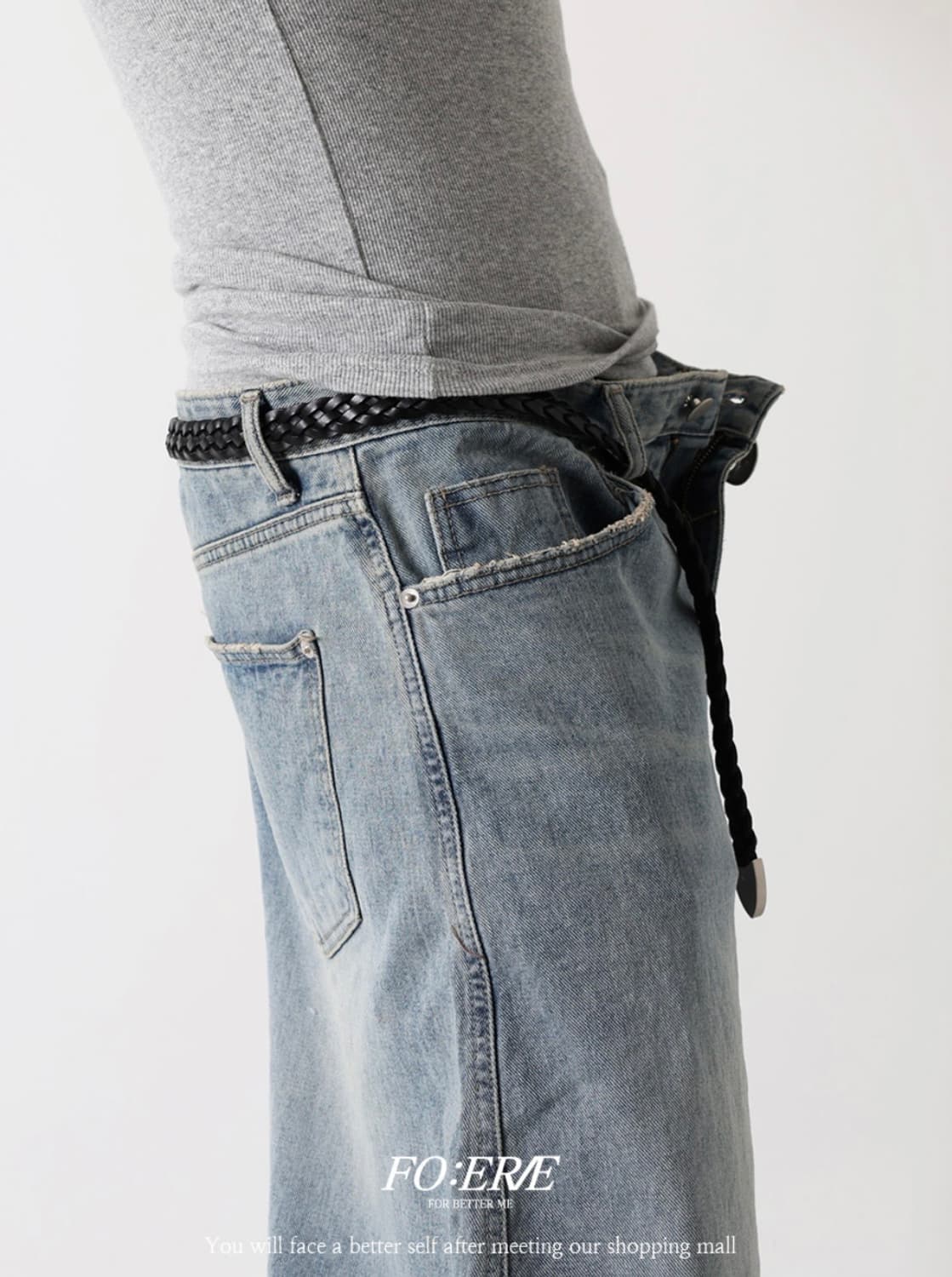 Infinity washing denim pants (lightblue) 상품이미지2