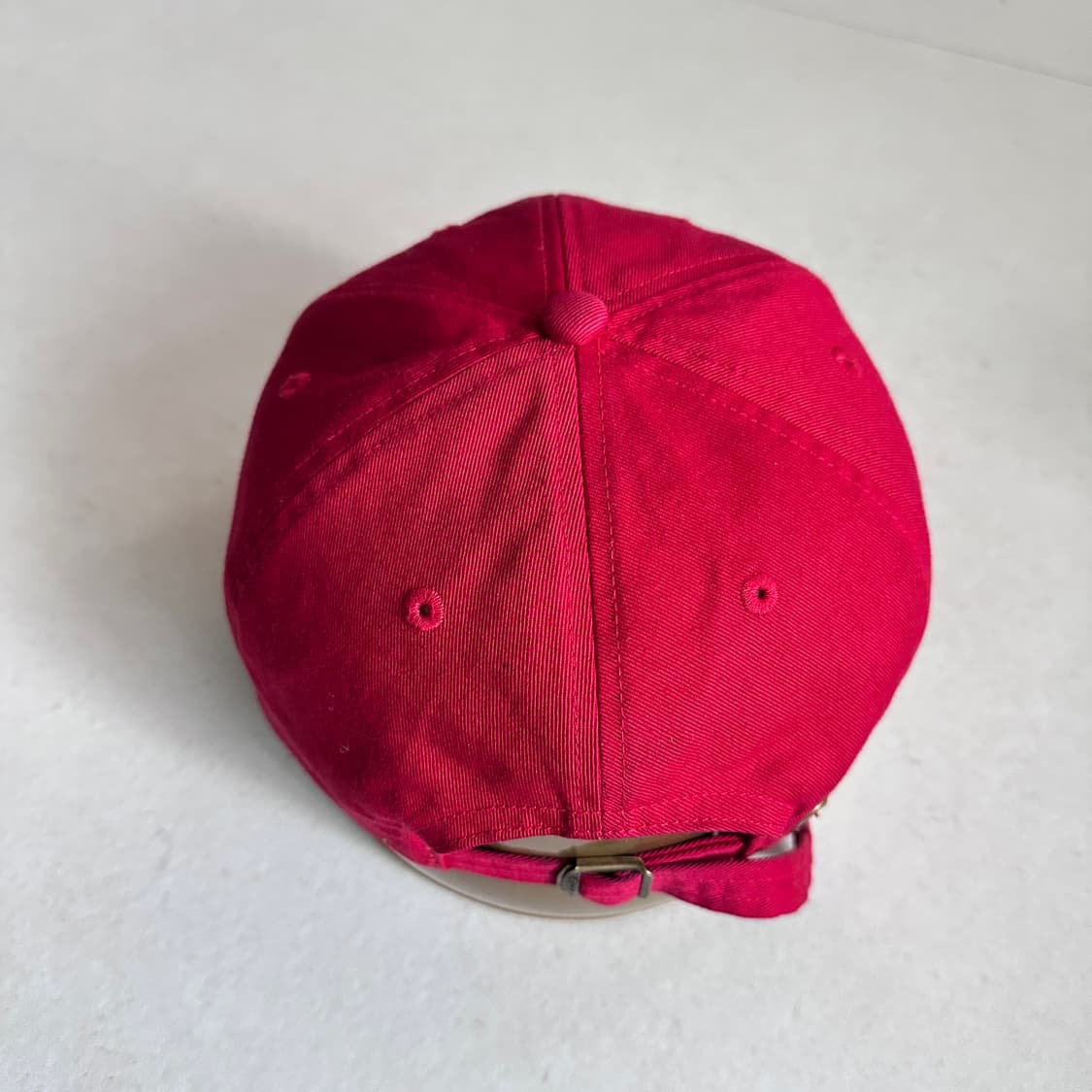 90s 폴로 랄프로렌 레드 POLO 레터링 볼캡 상품이미지8