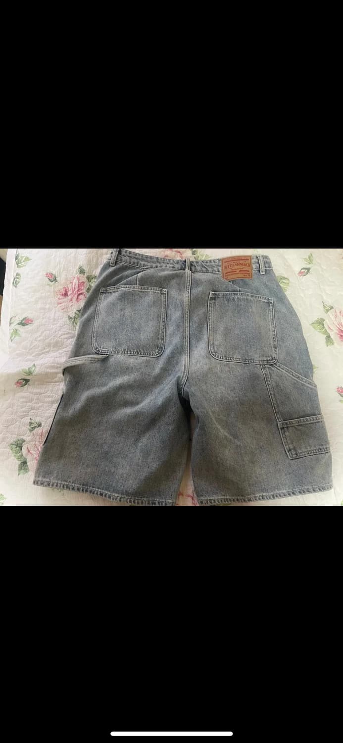 아웃스탠딩 데님 팬츠 반바지 L 상품이미지3