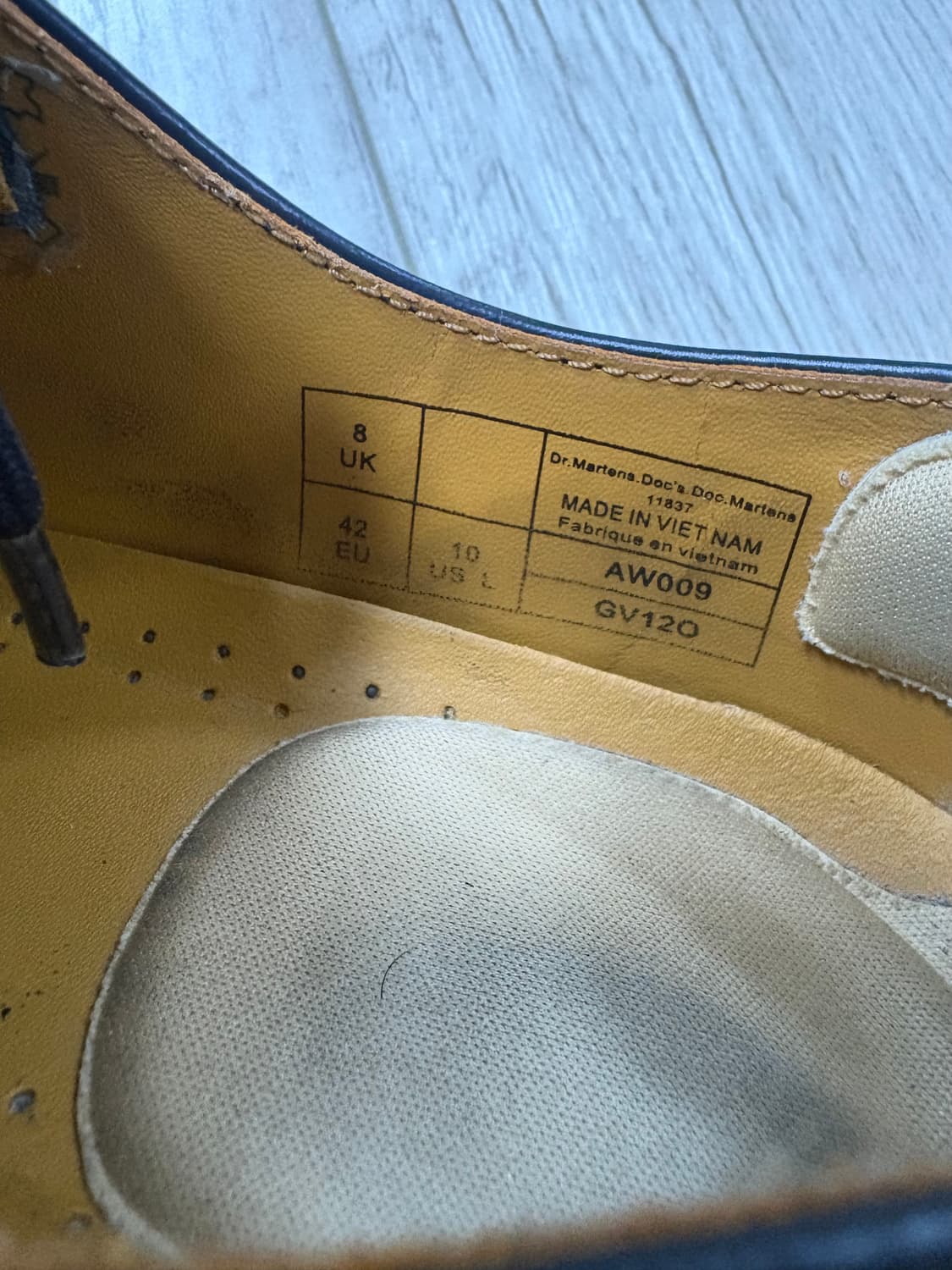 닥터마틴 1461 3홀 스무스 네이비 270 상품이미지7