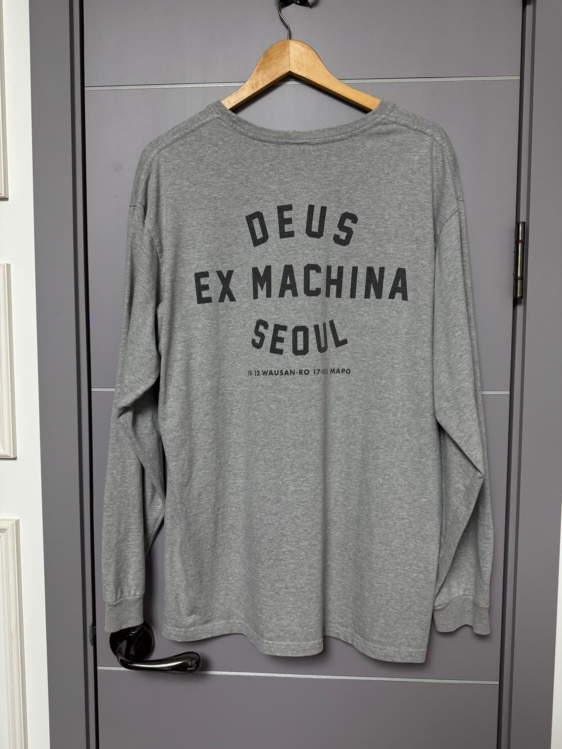 데우스 엑스 마키나 롱슬리브 xl 그레이 상품이미지3
