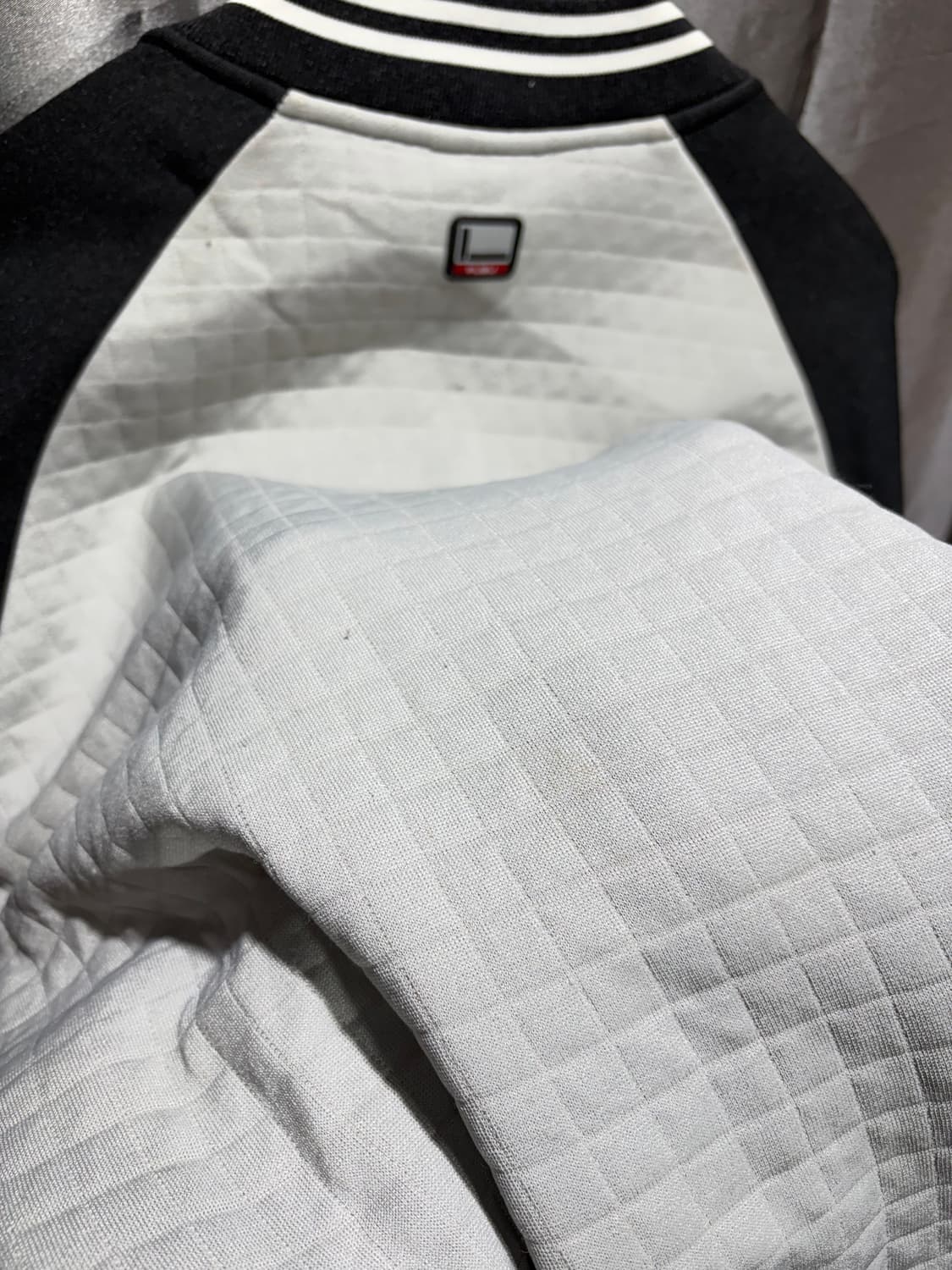 XL 푸부 퀼팅 패턴 트랙 블루종 상품이미지9