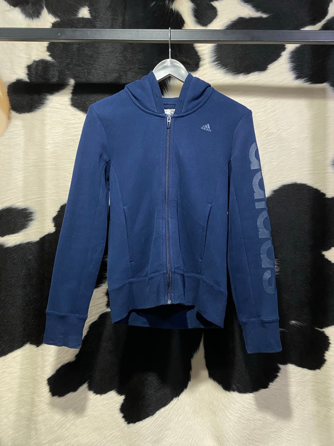 Adidas 레터링 디테일 후드집업 상품이미지2