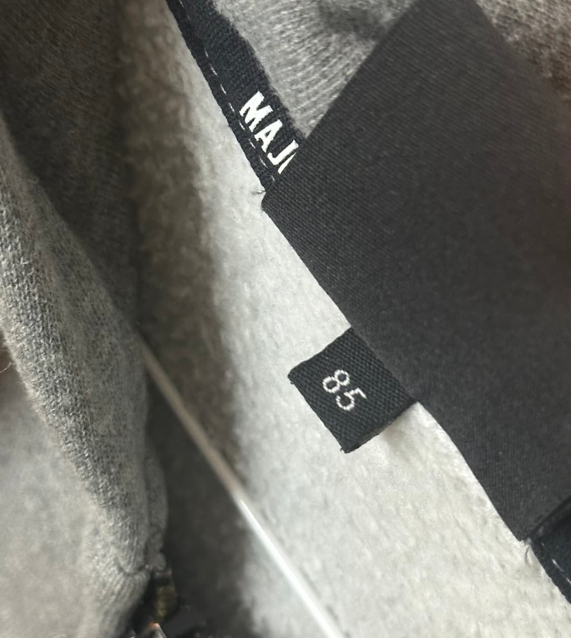 MLB 기모 후드집업 그레이 85 상품이미지4