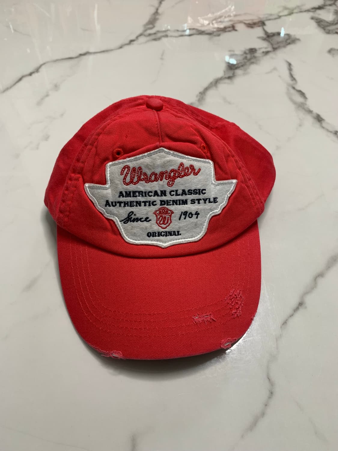 랭글러(Wrangler) 빈티지 워싱 볼캡 상품이미지1