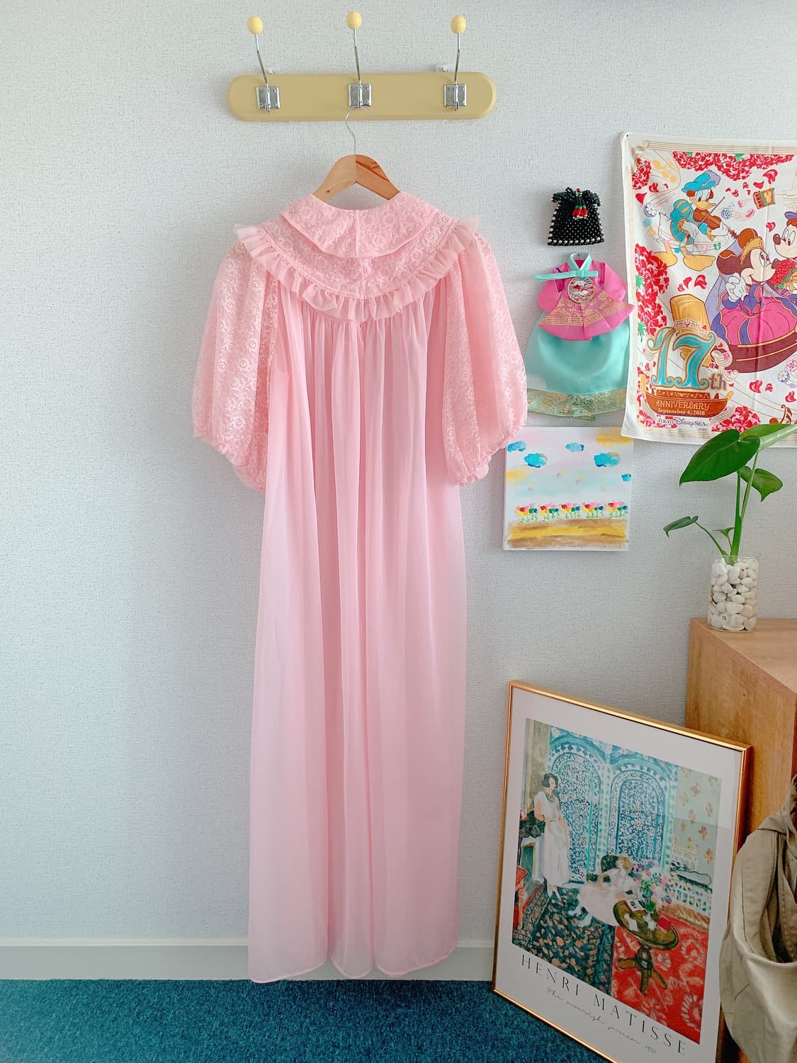 빈티지 파자마 나이트드레스 미국빈티지 빈티지로브 상품이미지3