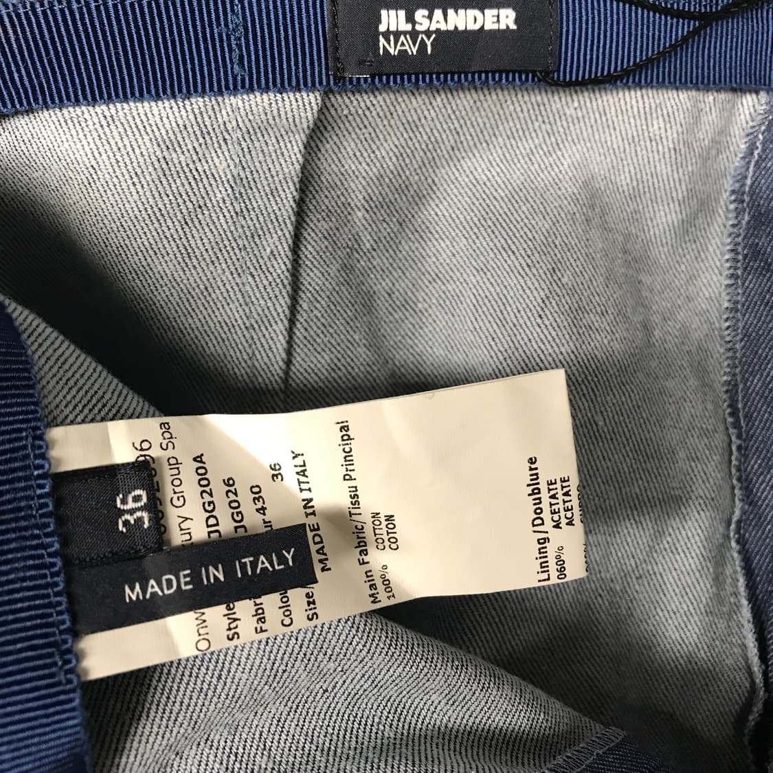 질샌더 블루 슬랙스 36(W) 상품이미지6