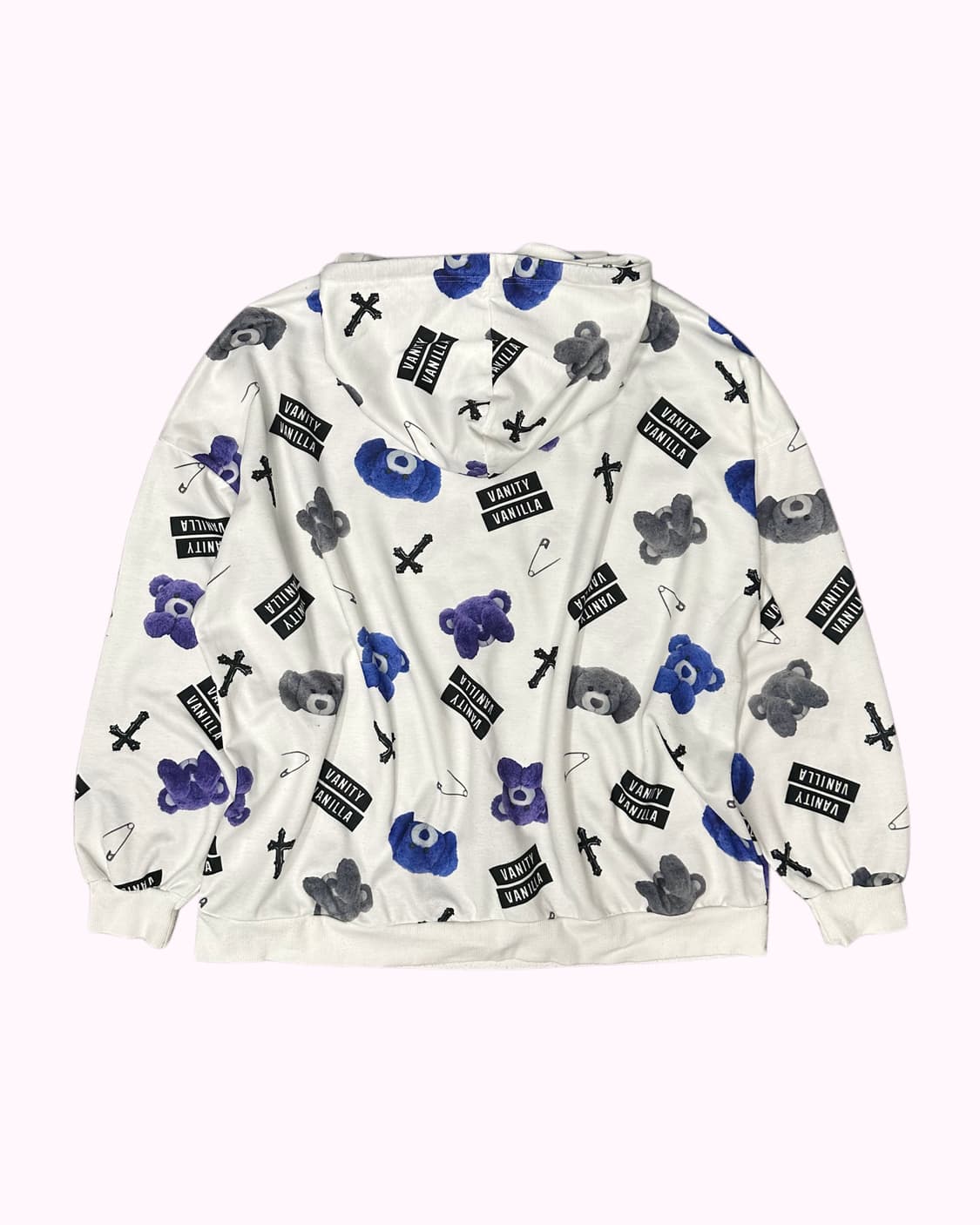 bear cross logo hood t-shirt 상품이미지4