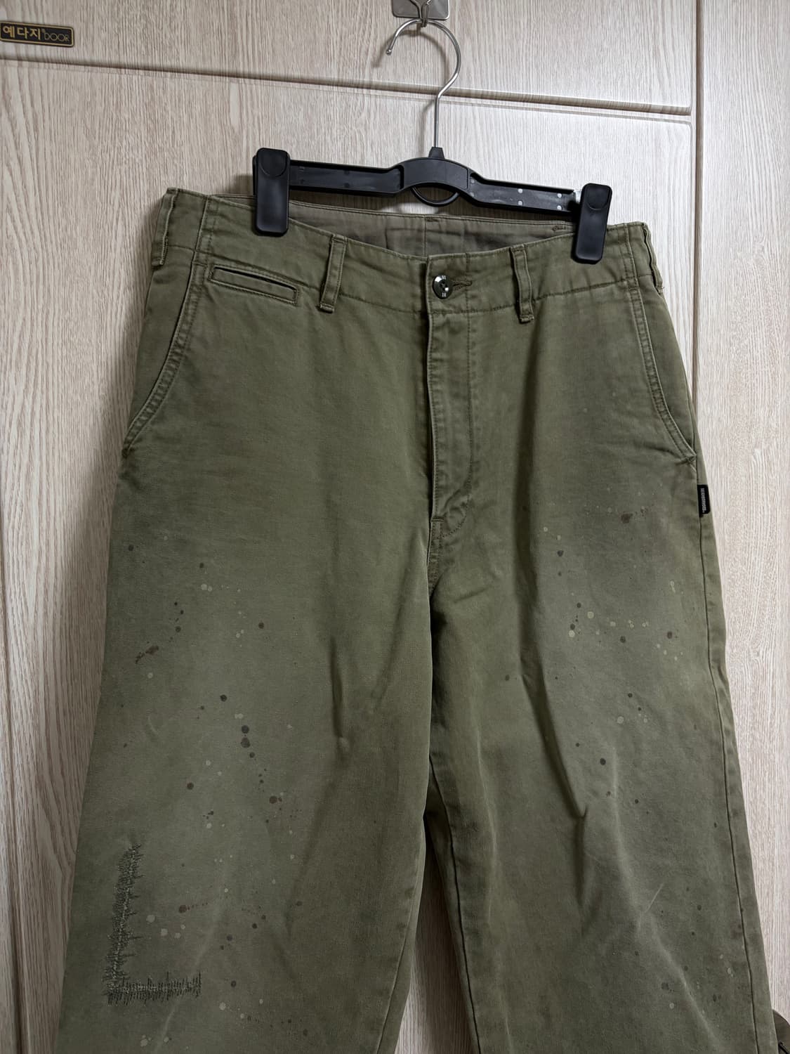 네이버후드 23aw Savage 치노 올리브 M 상품이미지4