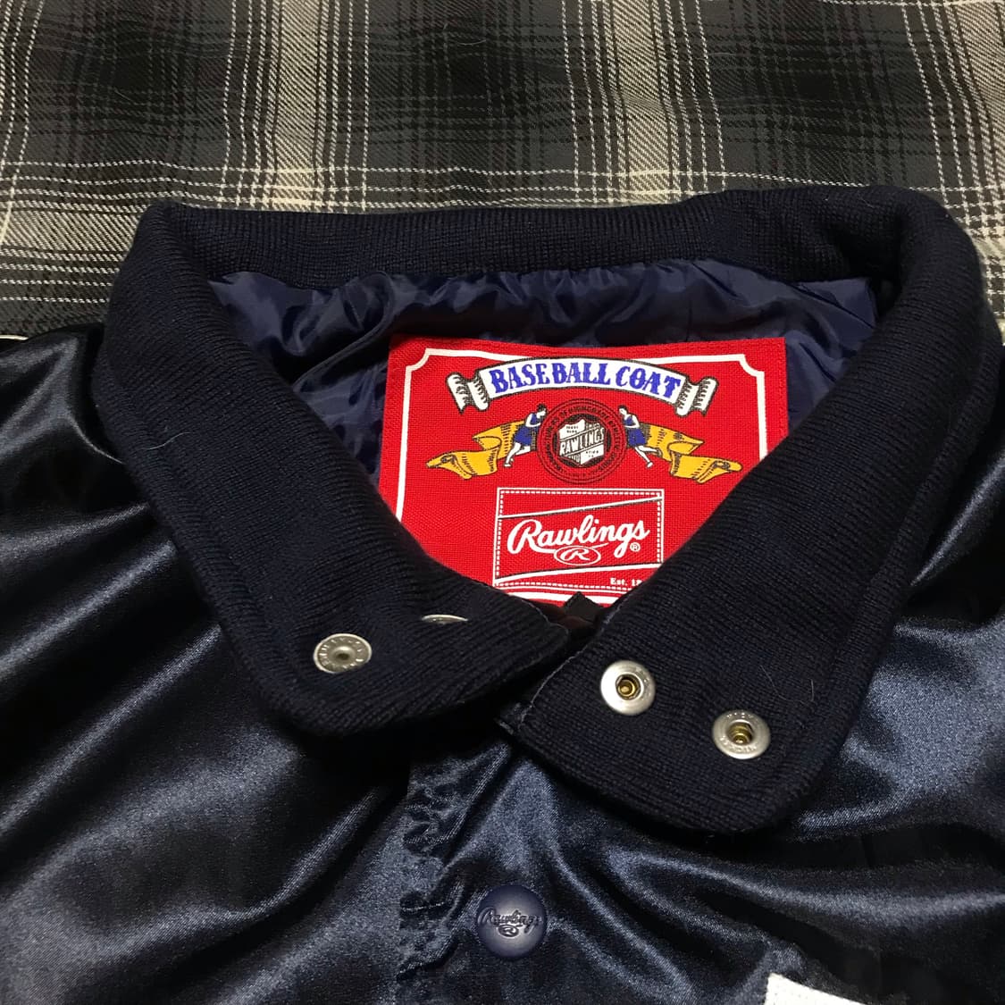 레어 90s 재팬 리얼 베이스볼 스타디움 자켓 상품이미지3