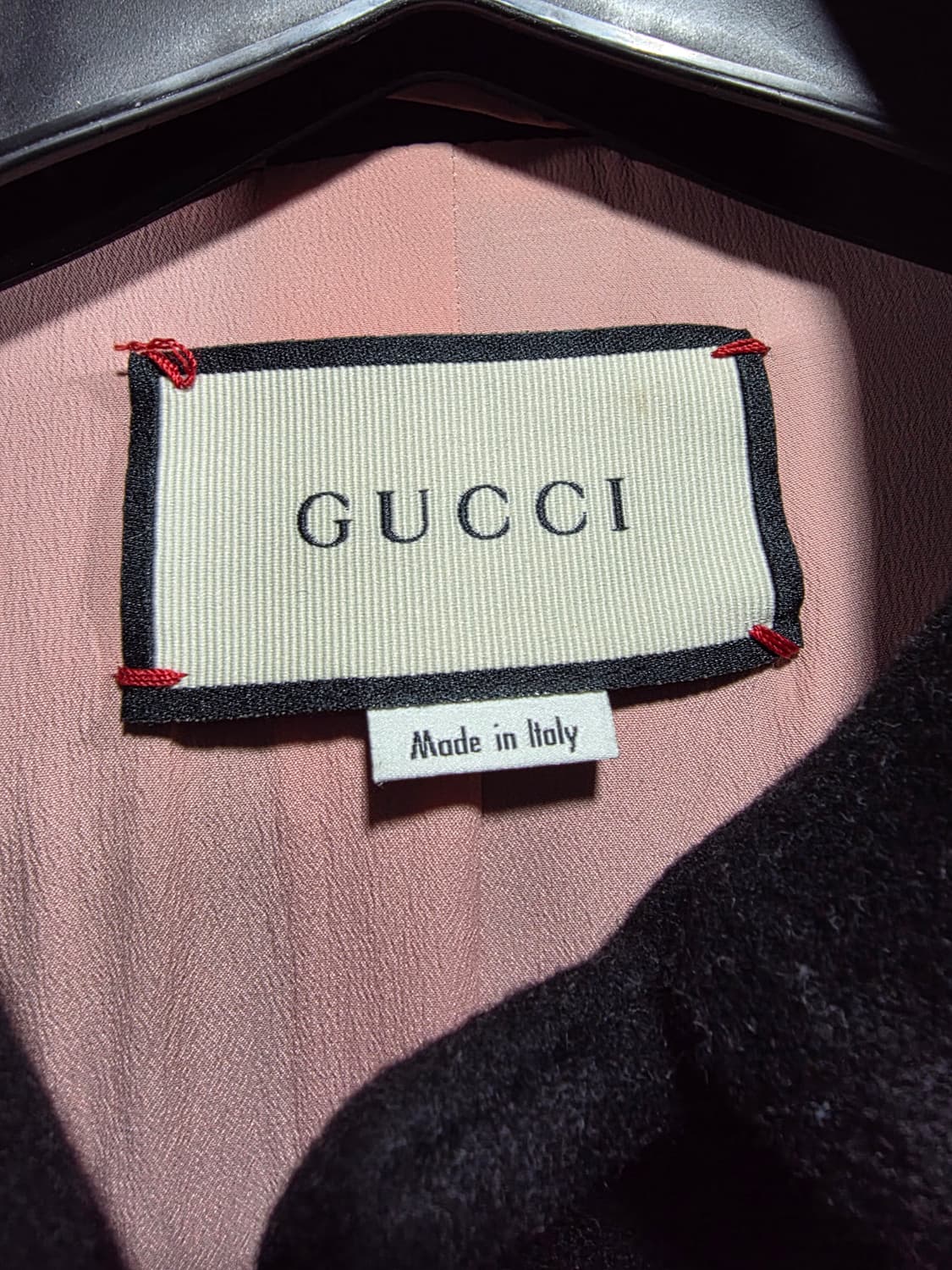 Gucci Gold Button Wool Coat 상품이미지2