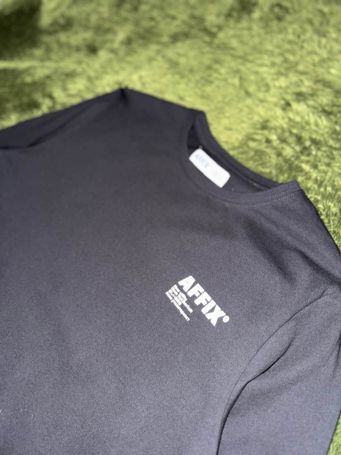[S] AFFXWRKS 아픽스 오리지널 로고 프린트 롱슬리브 블랙 상품이미지2