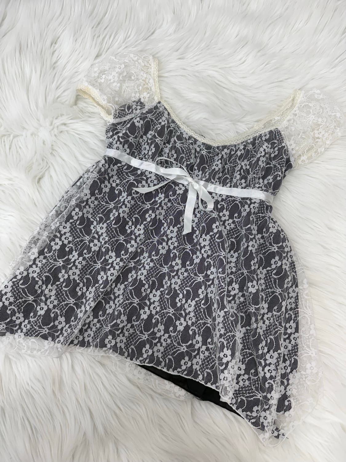 White lace blouse 상품이미지3