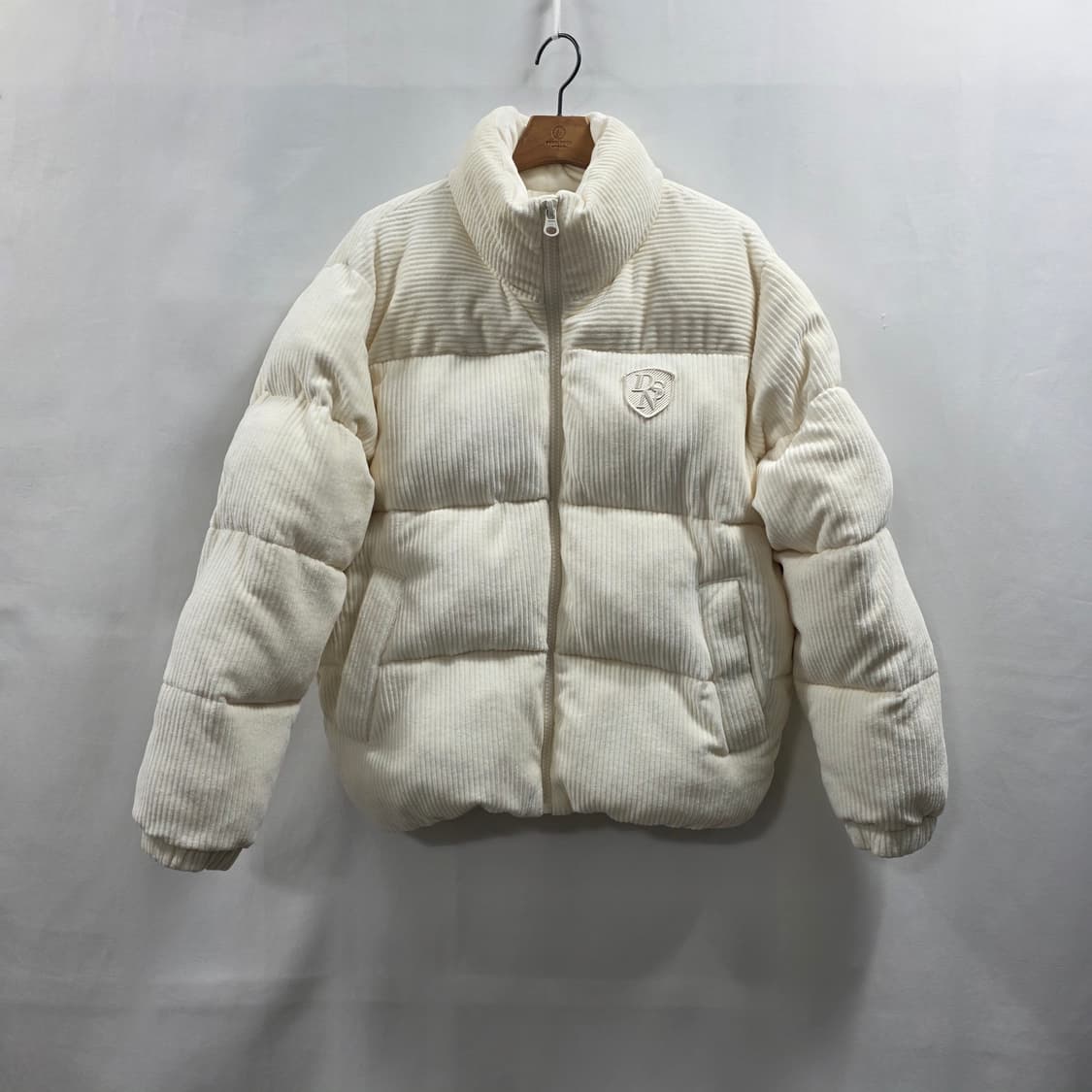 0723 DISTN9NE 디스트나인 아이보리 코듀로이 패딩 점퍼 free 상품이미지1