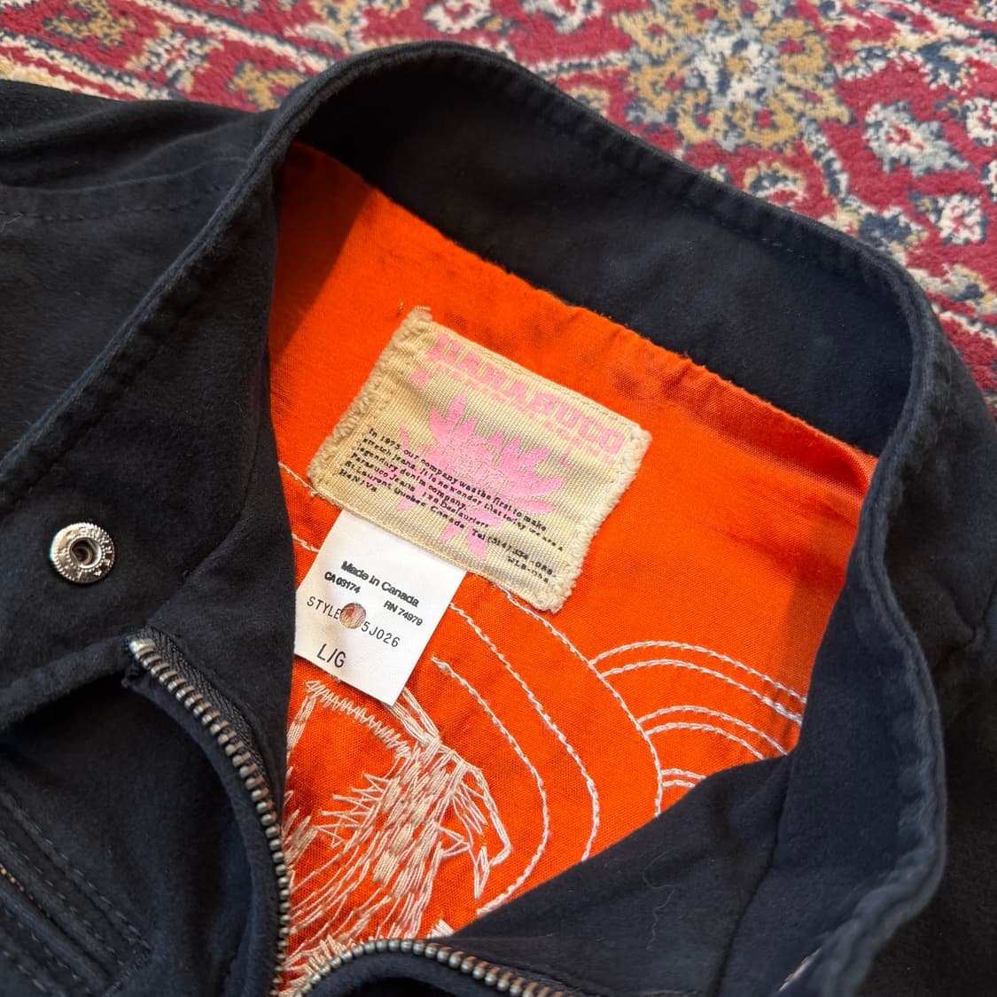 파라수코 몰스킨 싱글 라이더 자켓 [ 55-66 ] 상품이미지5