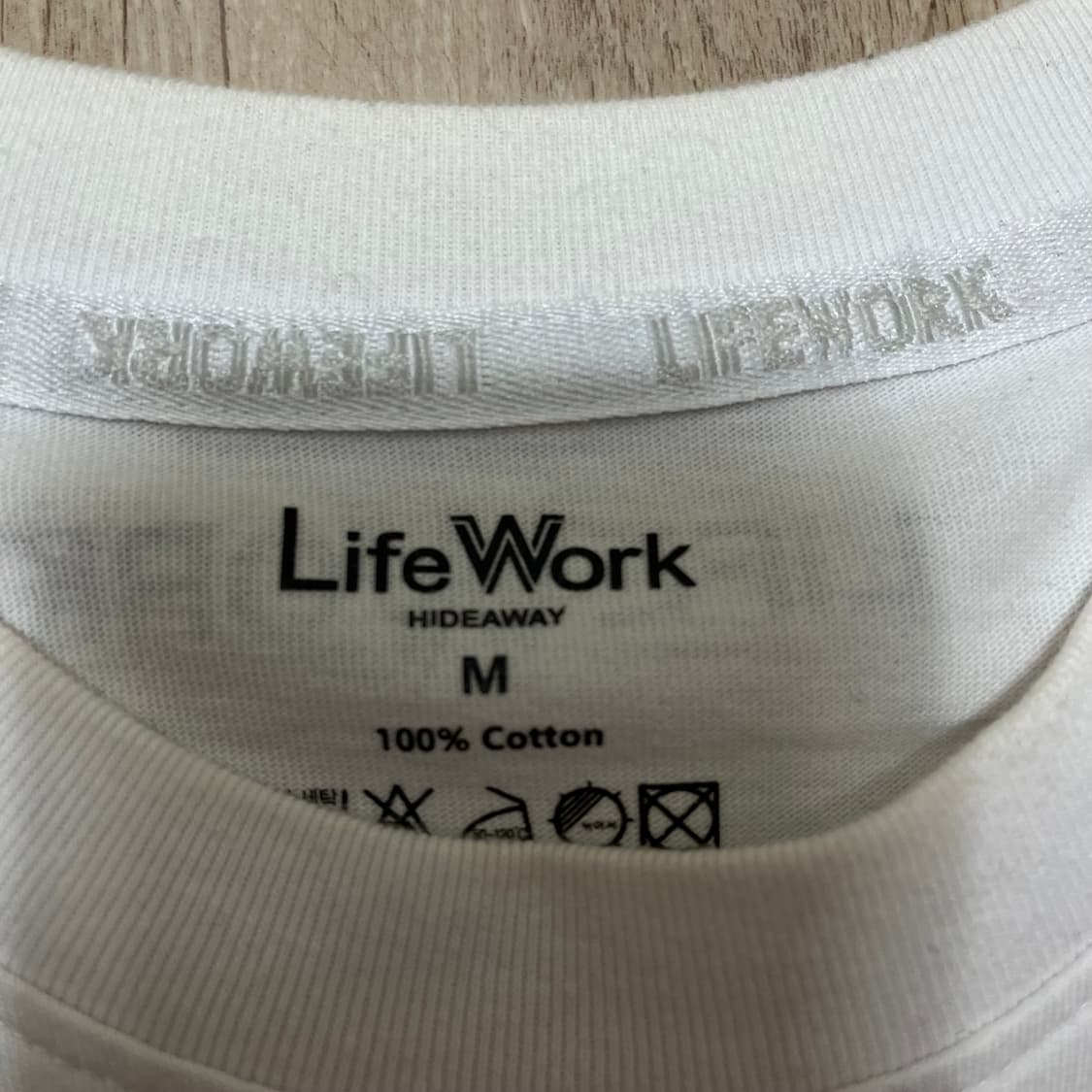 라이프워크 Life Work 라독 로고 반팔티 M(95) 상품이미지4