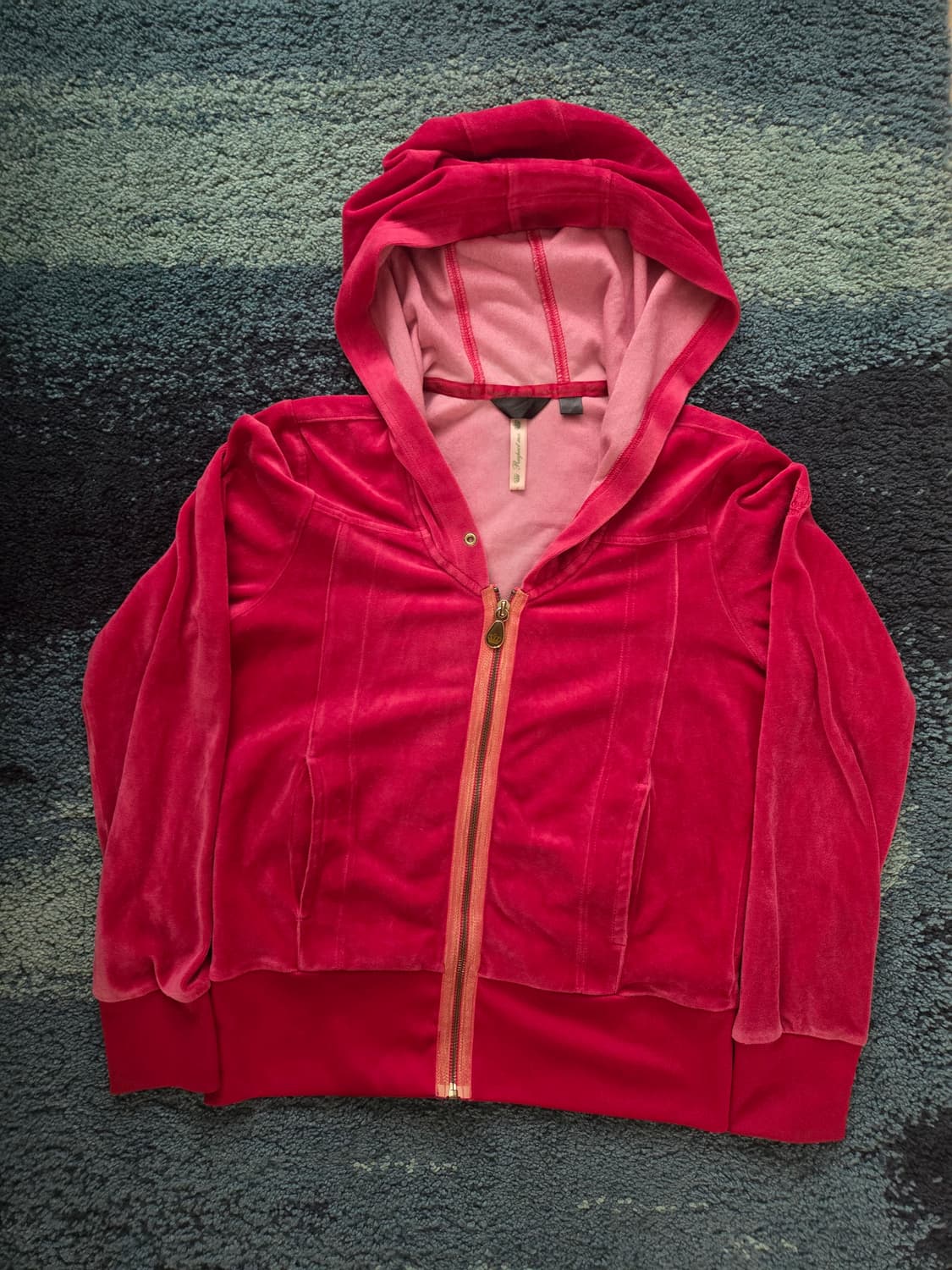 아디다스 미시엘리엇 벨루어 후드집업 상품이미지1