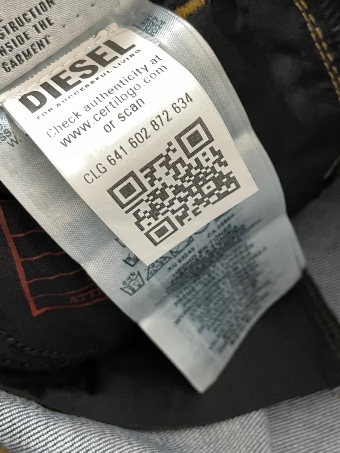 디젤 에부시 부츠컷 데님 팬츠 상품이미지9