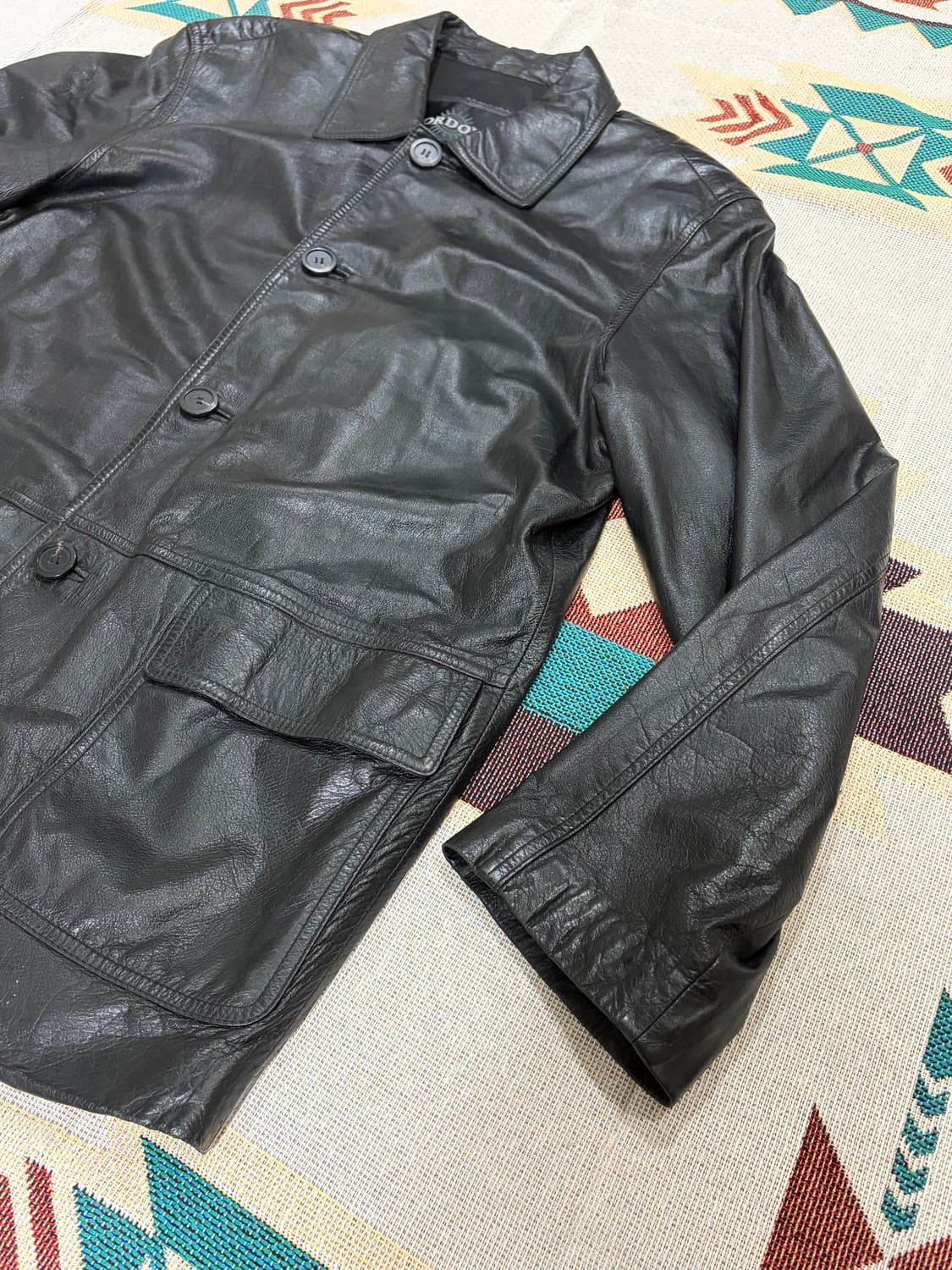 SORDOPA cow leather car coat / 레더 카코트 상품이미지2