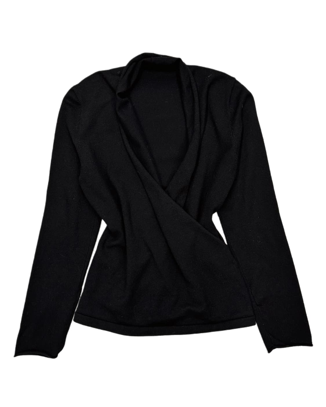 drape neck knit top 상품이미지1