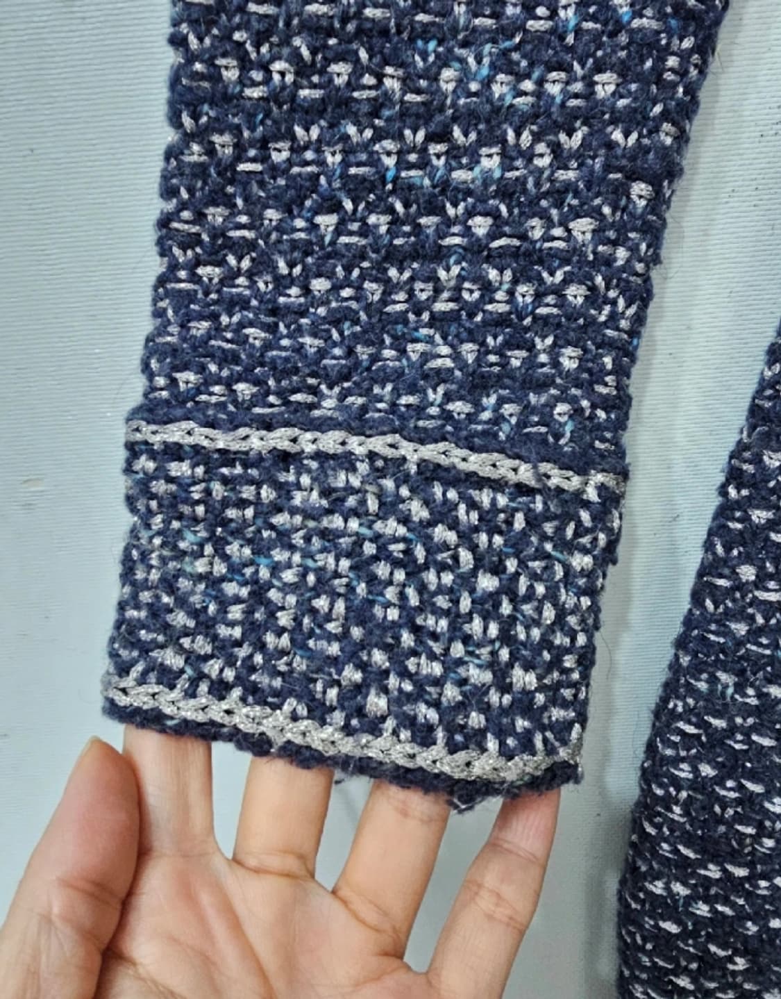 미샤 한섬 트위드 코트 ~F 상품이미지8