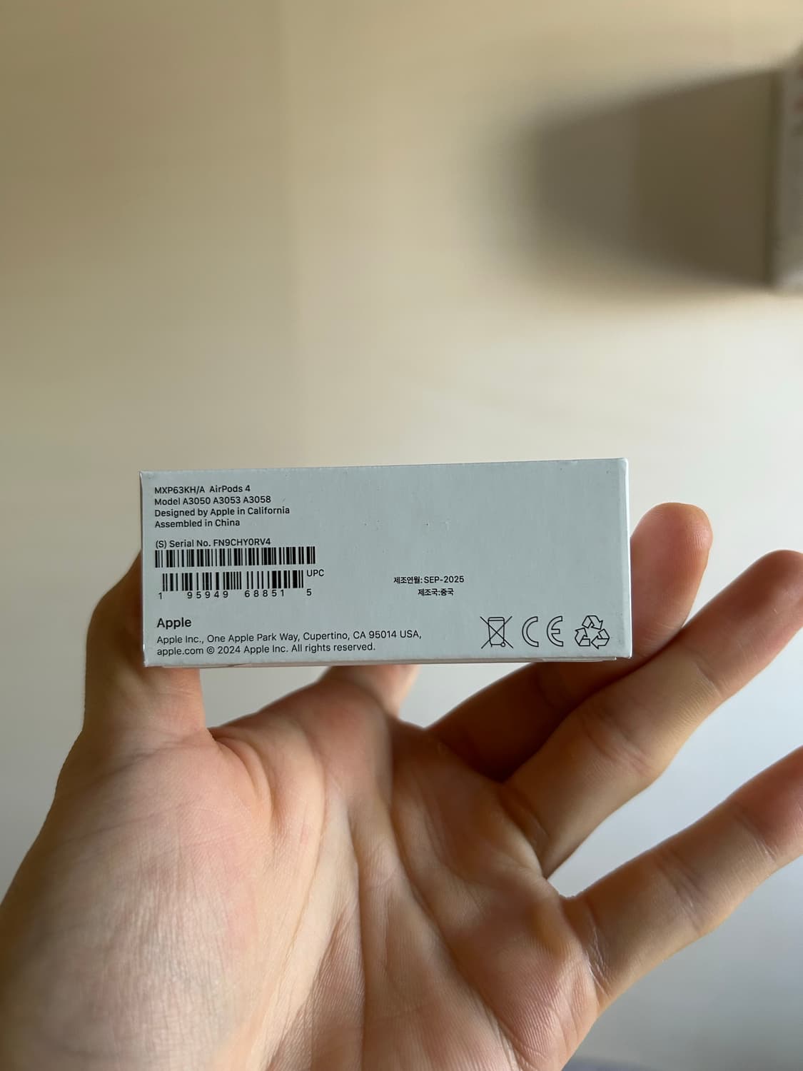 에어팟4 미개봉 상품이미지2