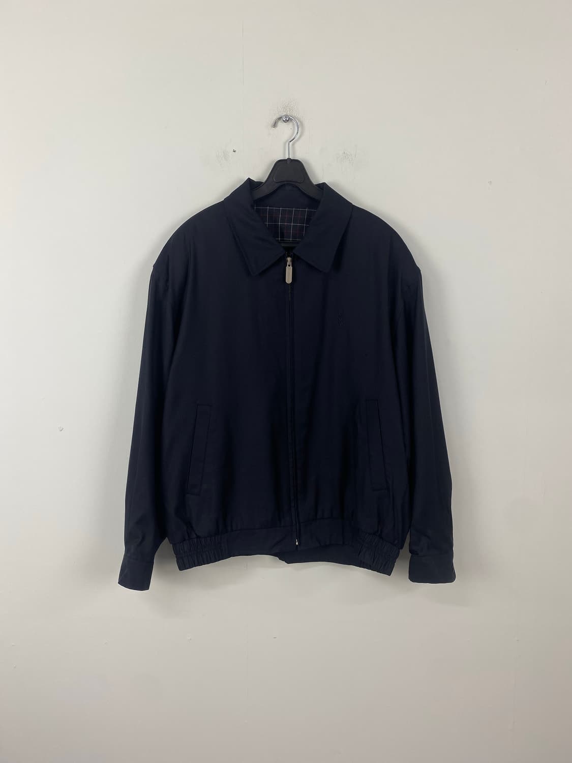 입생로랑 YSL 블랙 울실크 블루종 자켓 L <596> 상품이미지1