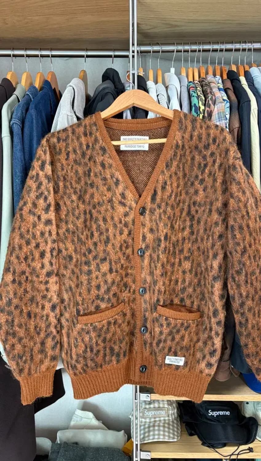 와코마리아 모헤어 가디건 상품이미지1