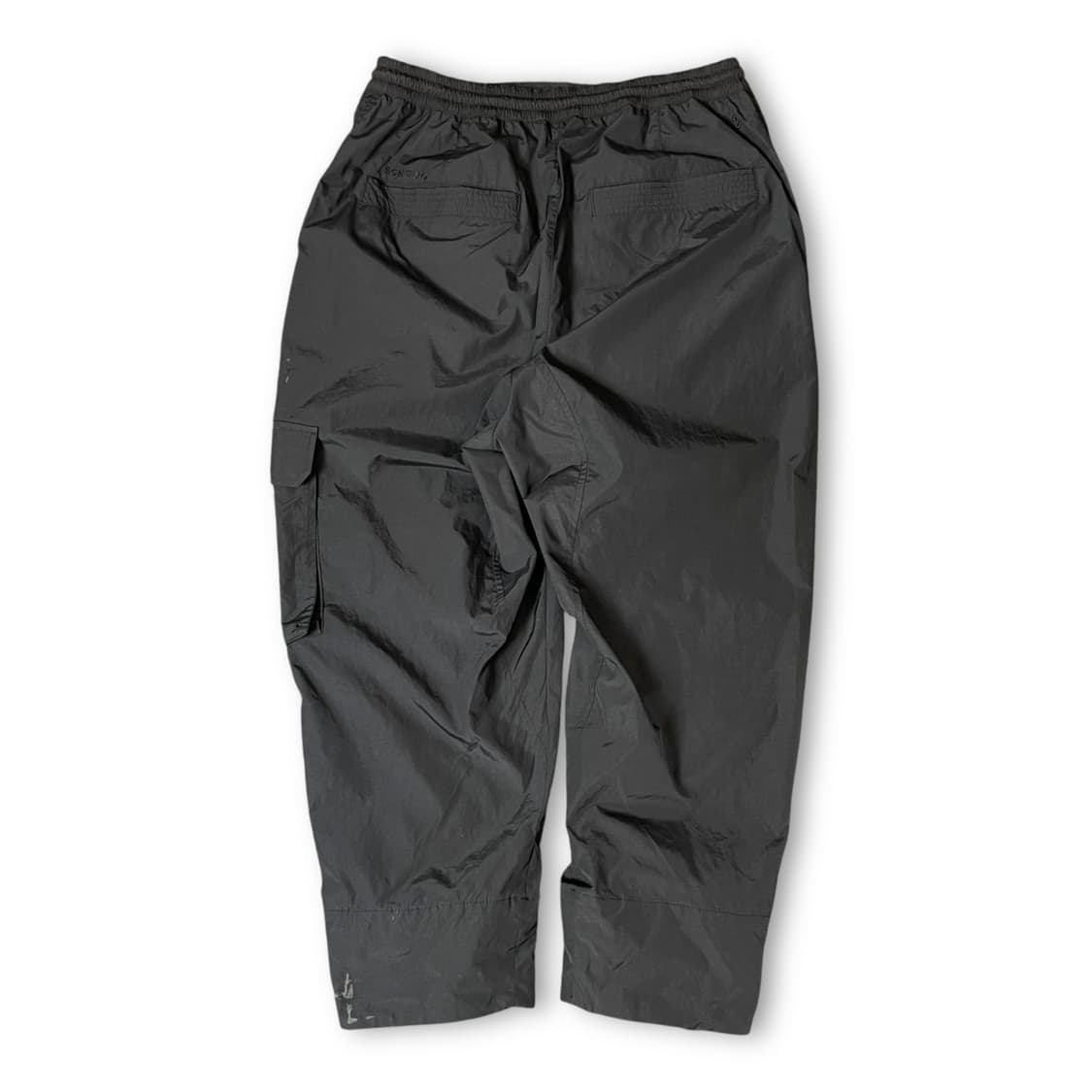 (밴딩) 송지오옴므X송민호 썬플라워 블랙 나일론 카고 팬츠 상품이미지2