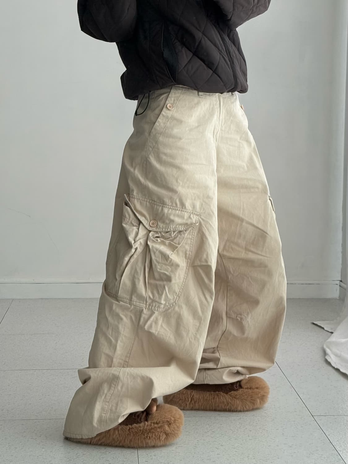 OOTJ 베이지 카고팬츠 상품이미지2