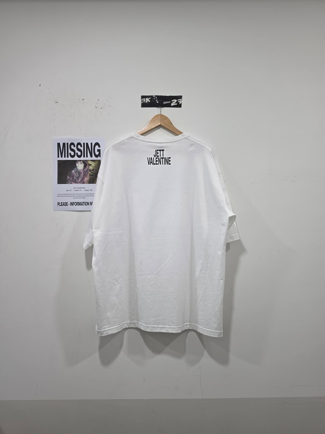 JETT VALENTINE 룩스매싱밈 반팔 XL 상품이미지5