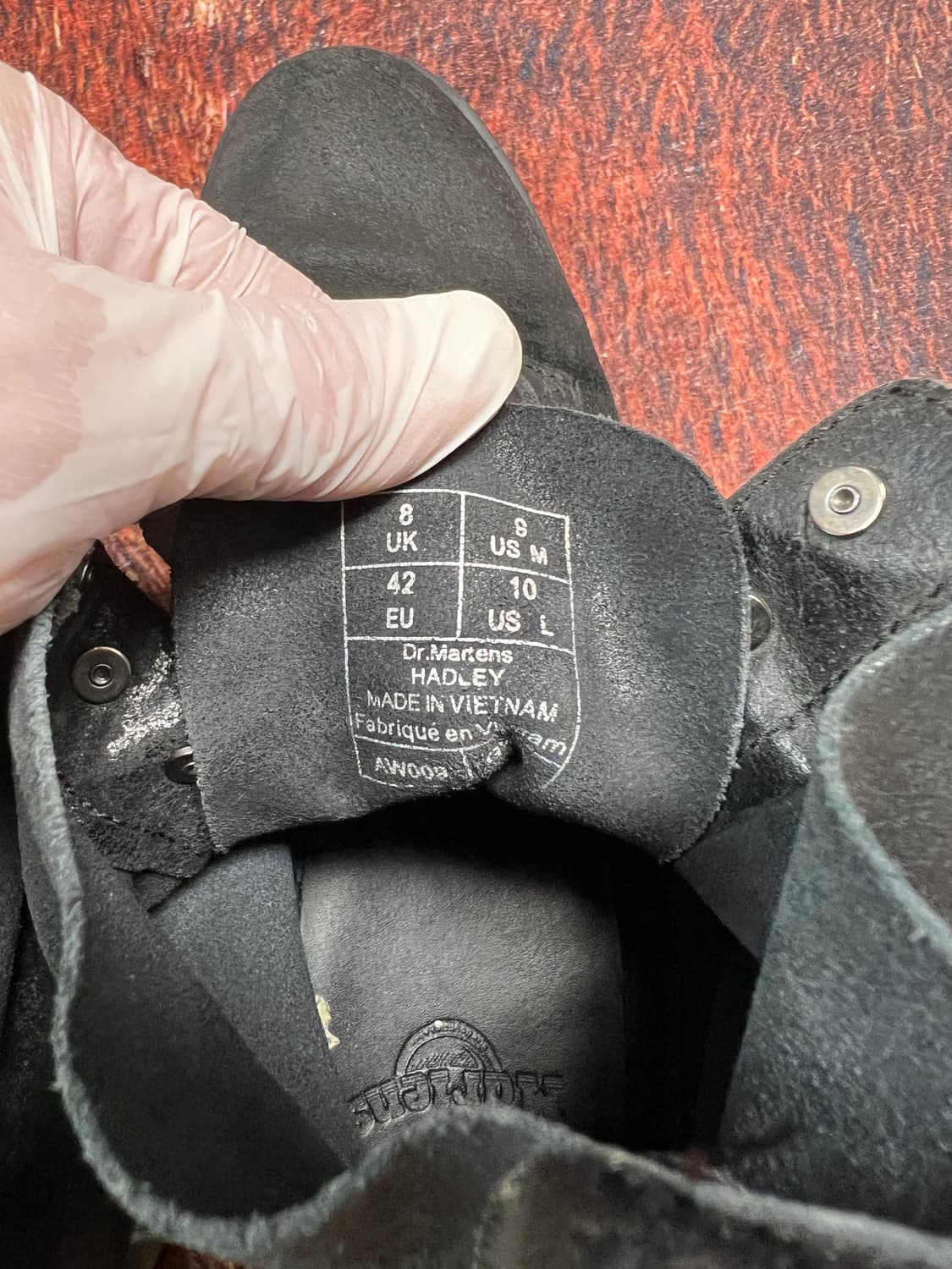 [270] 닥터마틴 HADLEY 블랙 워커 부츠 상품이미지5