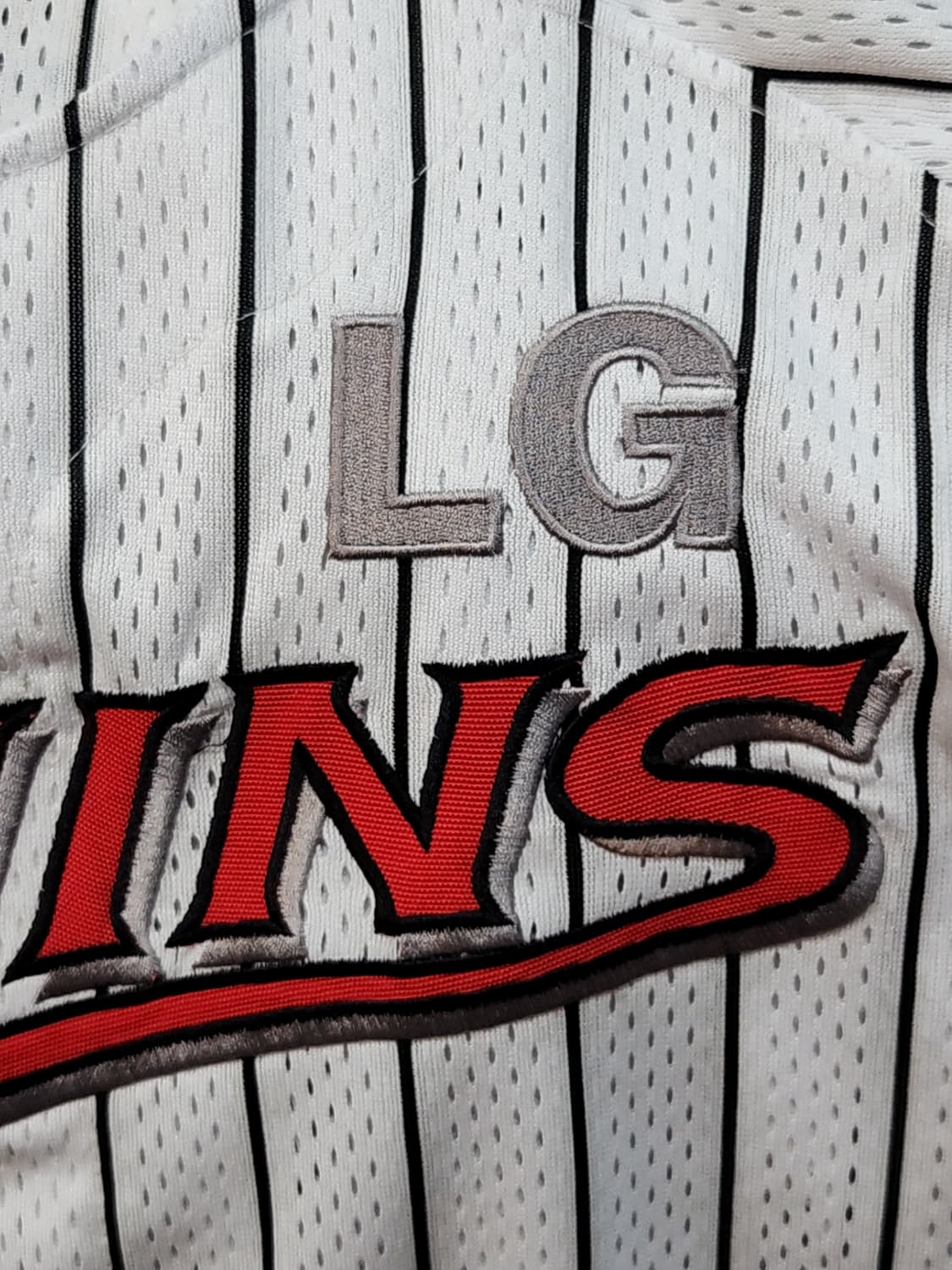 (M) 엘지트윈스 야구져지 반팔 LG 봉중근 마킹 유니폼  상품이미지3