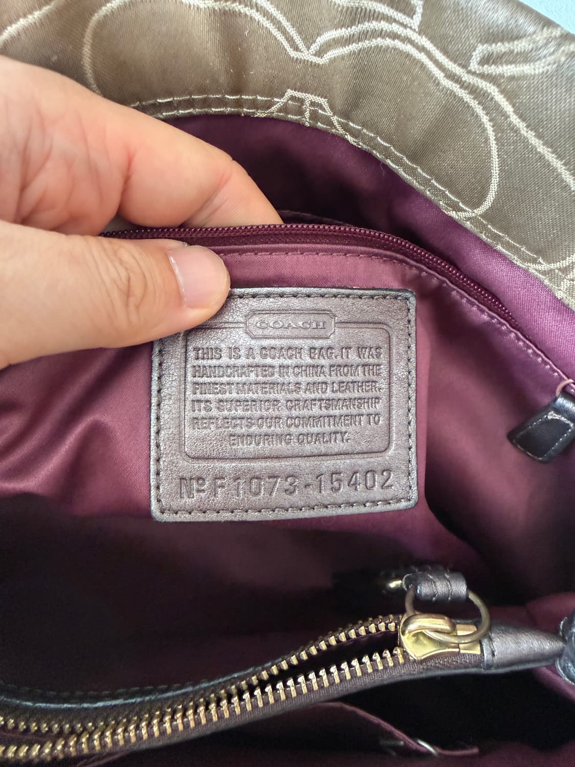 코치(COACH) 모노그램 숄더백 상품이미지8