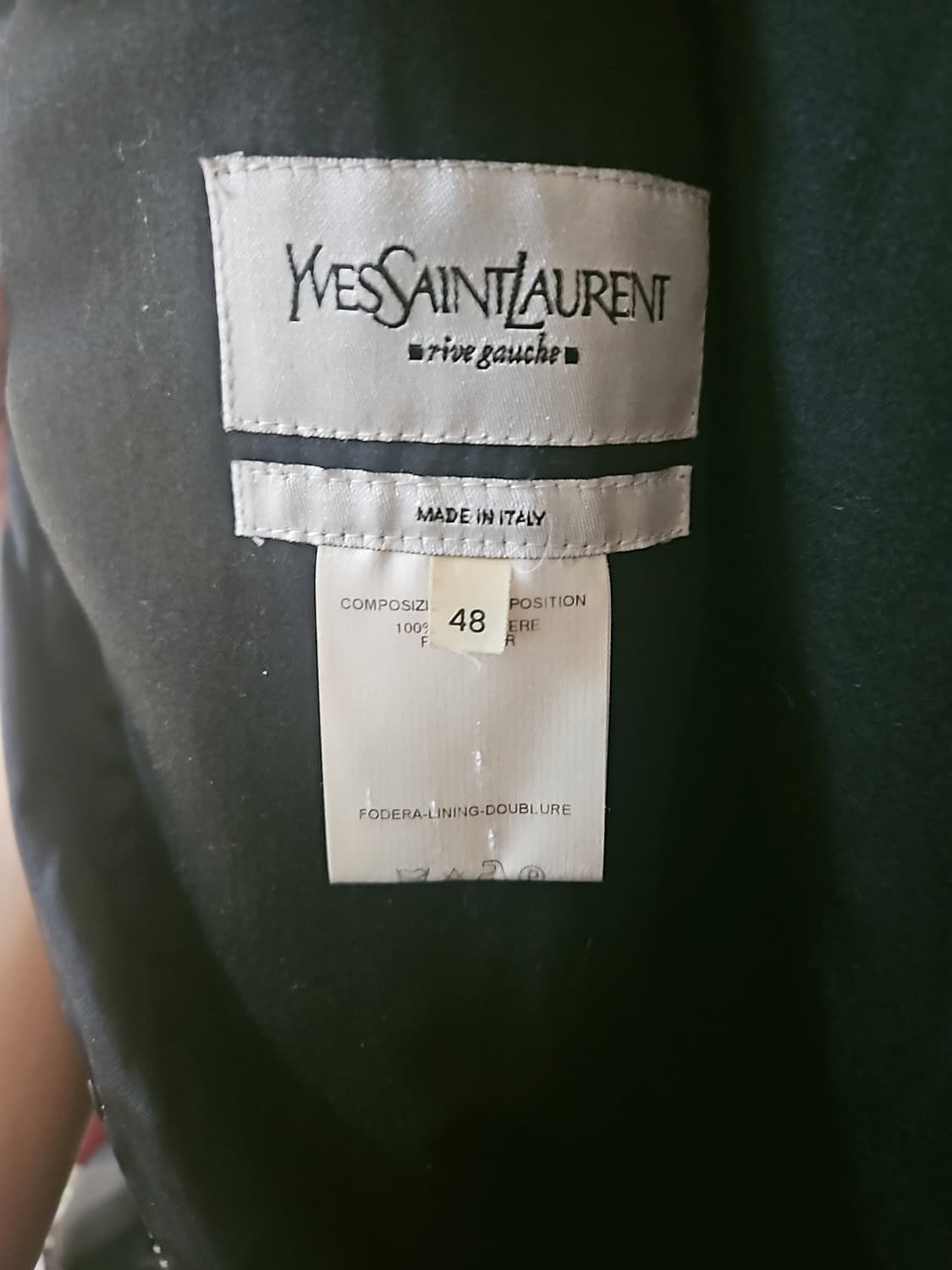 톰포드 시절 생로랑 리브고시 헌팅자켓 판매합니다 상품이미지4