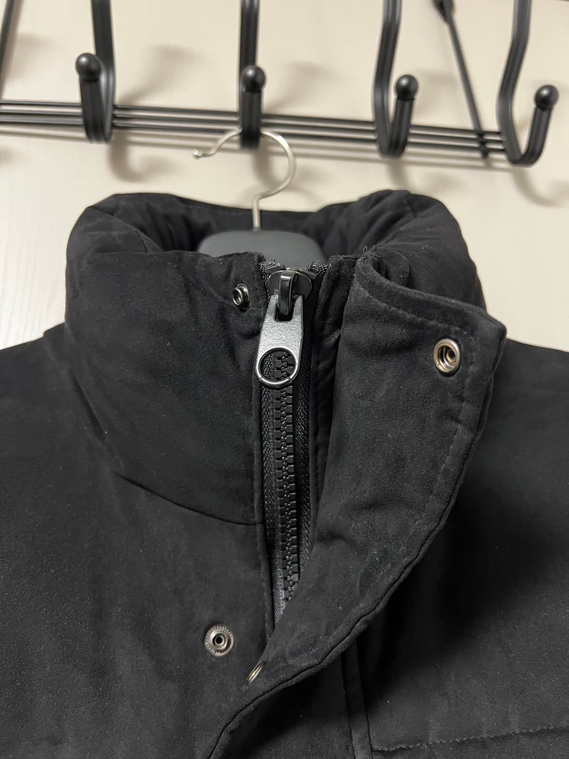 자라 퍼 에코 스웨이드 패딩 점퍼 M 상품이미지3