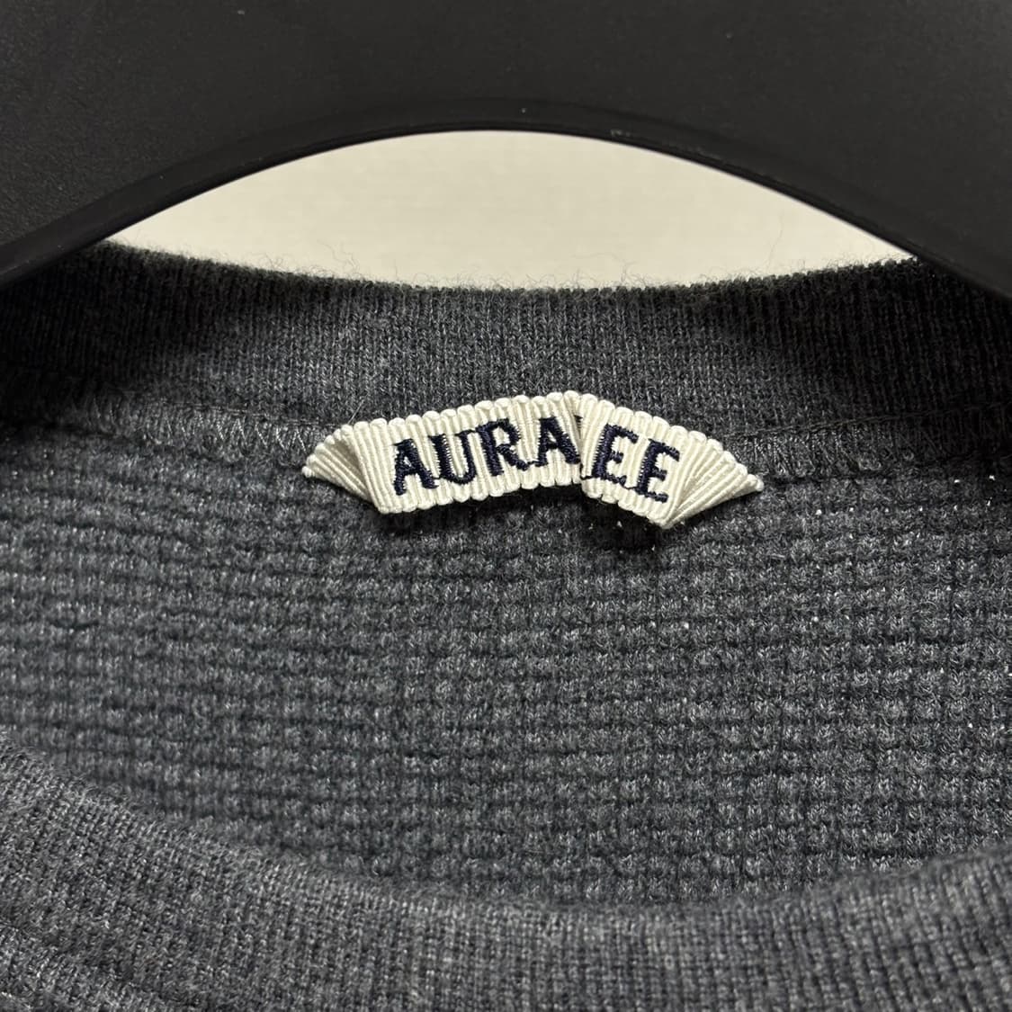 4) 오라리 울 코튼 와플 써멀 롱 슬리브 상품이미지3